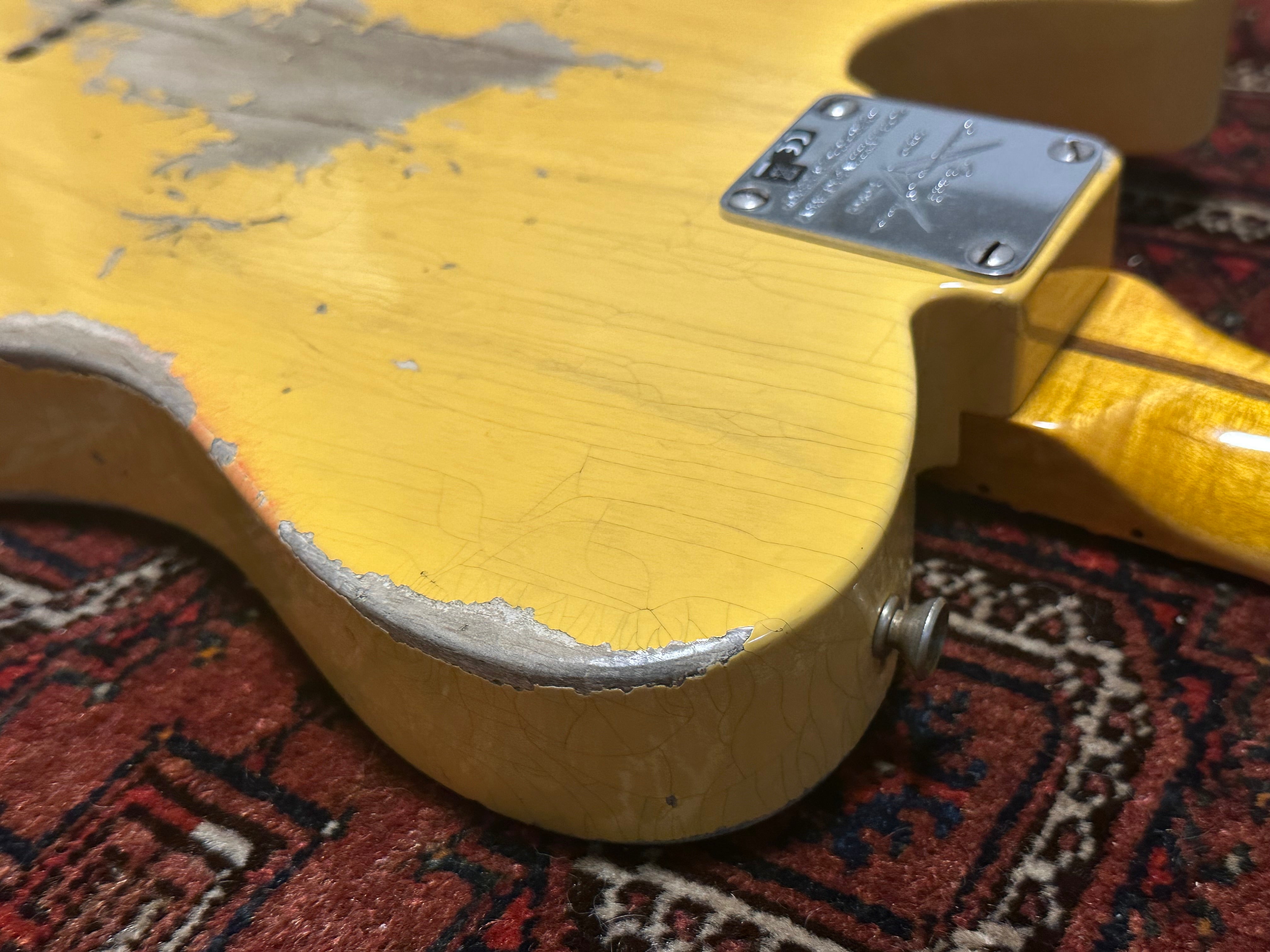 Reserved - Fender Custom Shop '50 LTD 70th Anniversary Heavy Relic Broadcaster 2020 Nocaster Blonde