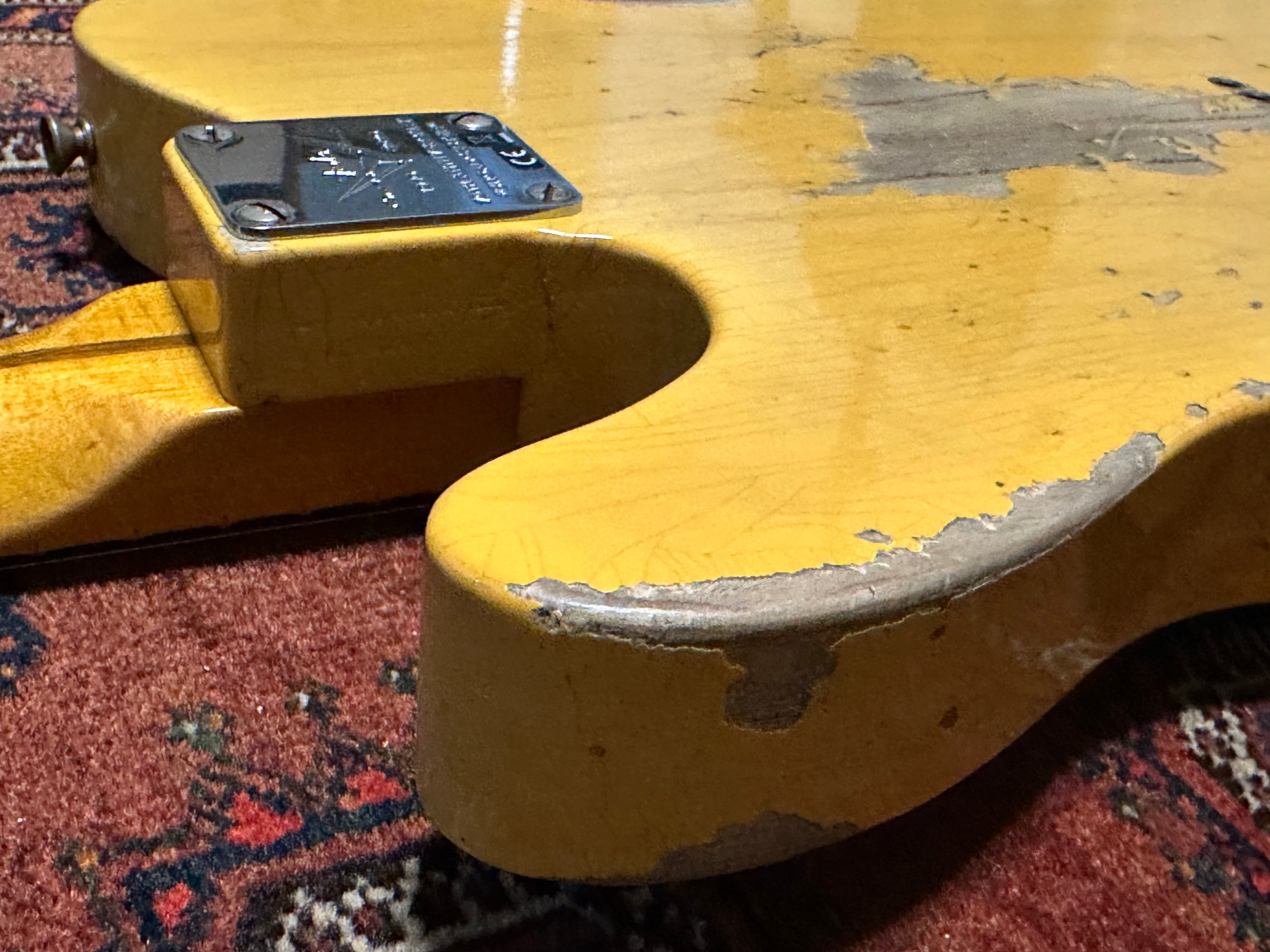 Reserved - Fender Custom Shop '50 LTD 70th Anniversary Heavy Relic Broadcaster 2020 Nocaster Blonde