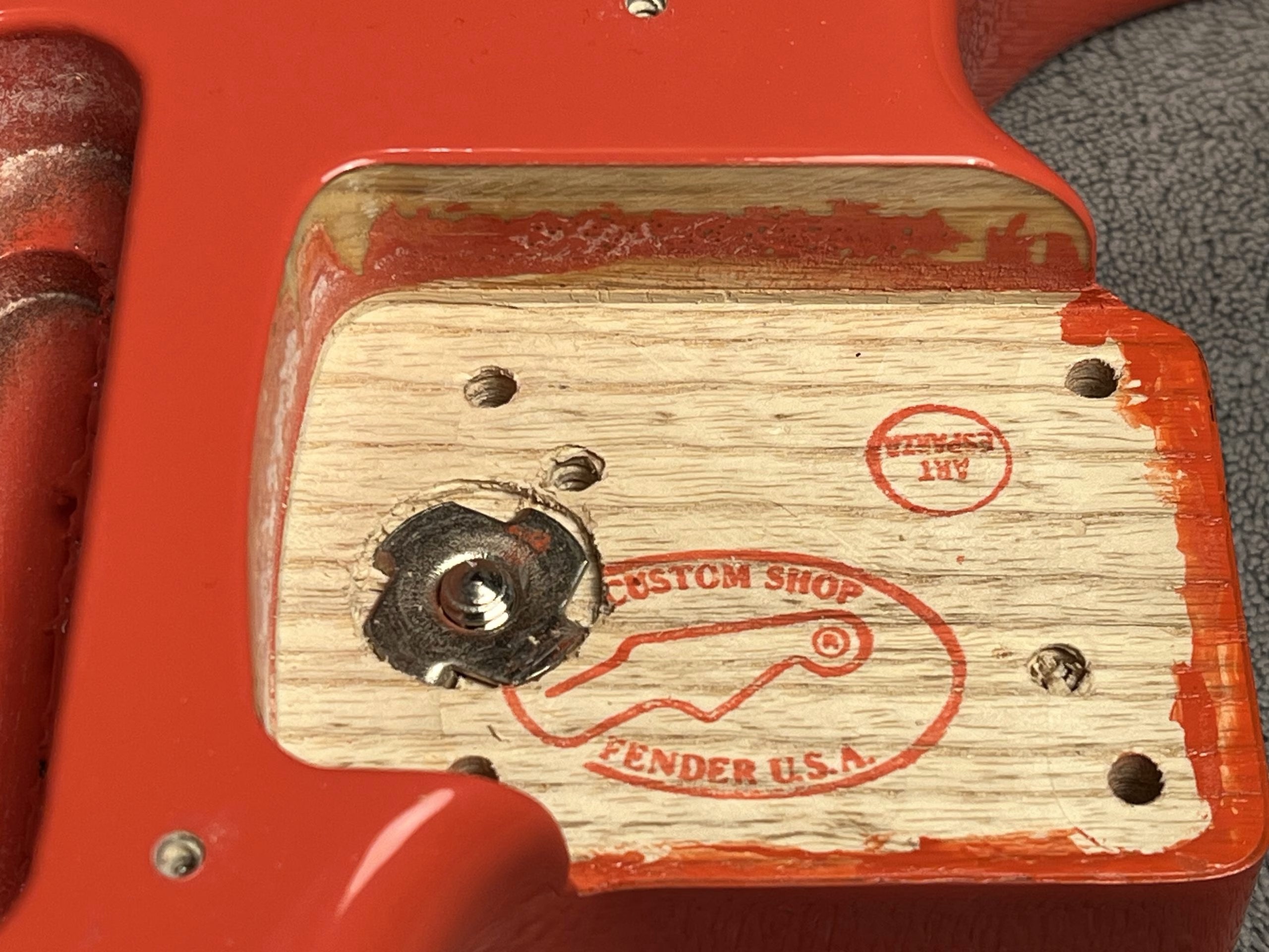 SOLD - 1990 Fender Custom Shop Hank Marvin Stratocaster Fiesta Red