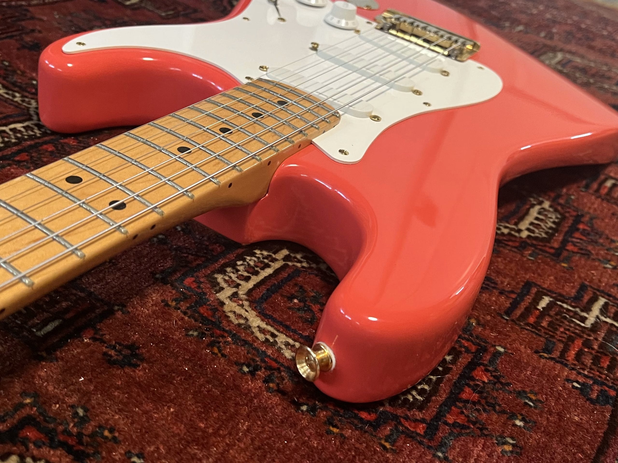 SOLD - 1990 Fender Custom Shop Hank Marvin Stratocaster Fiesta Red
