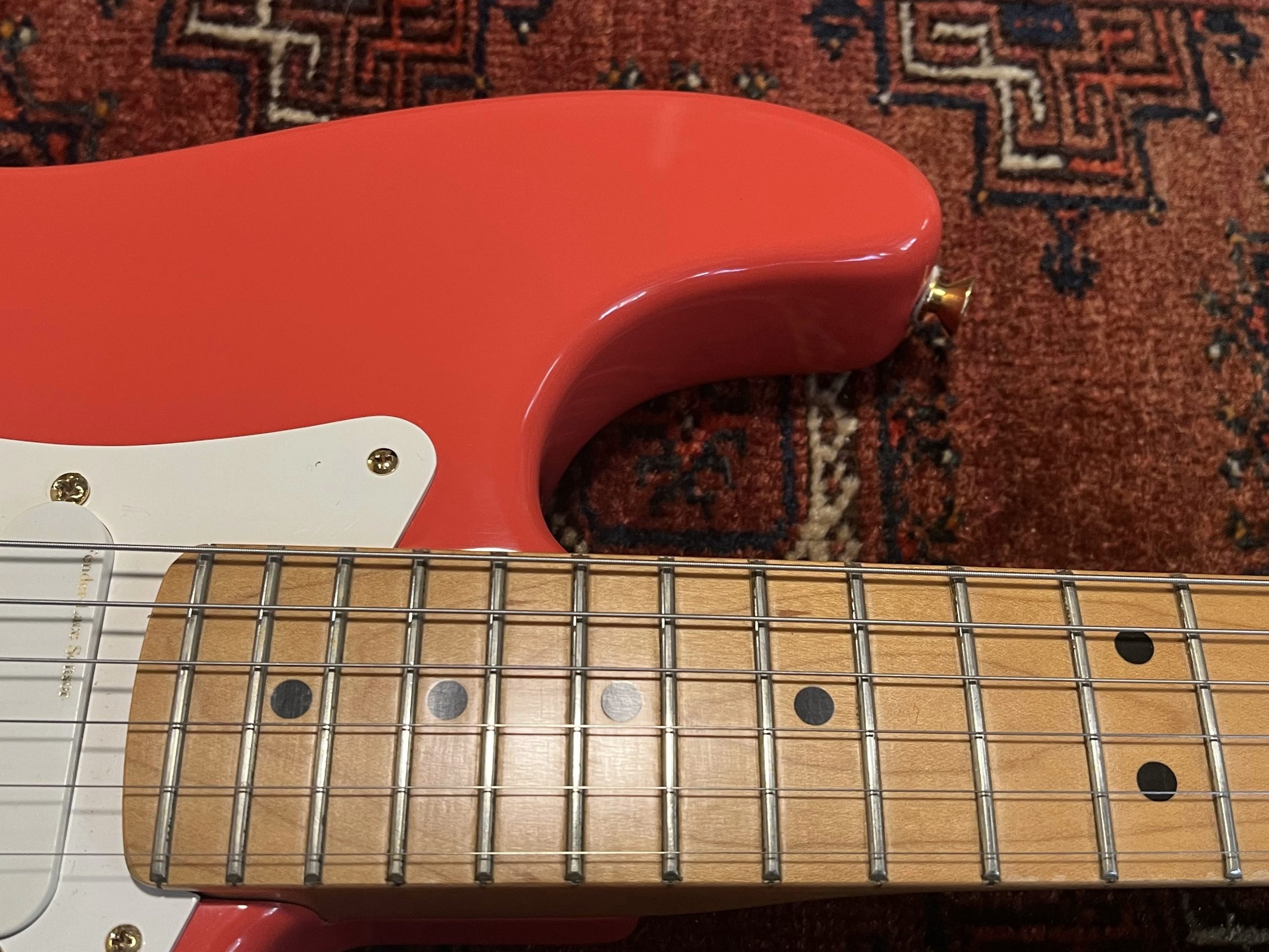 SOLD - 1990 Fender Custom Shop Hank Marvin Stratocaster Fiesta Red