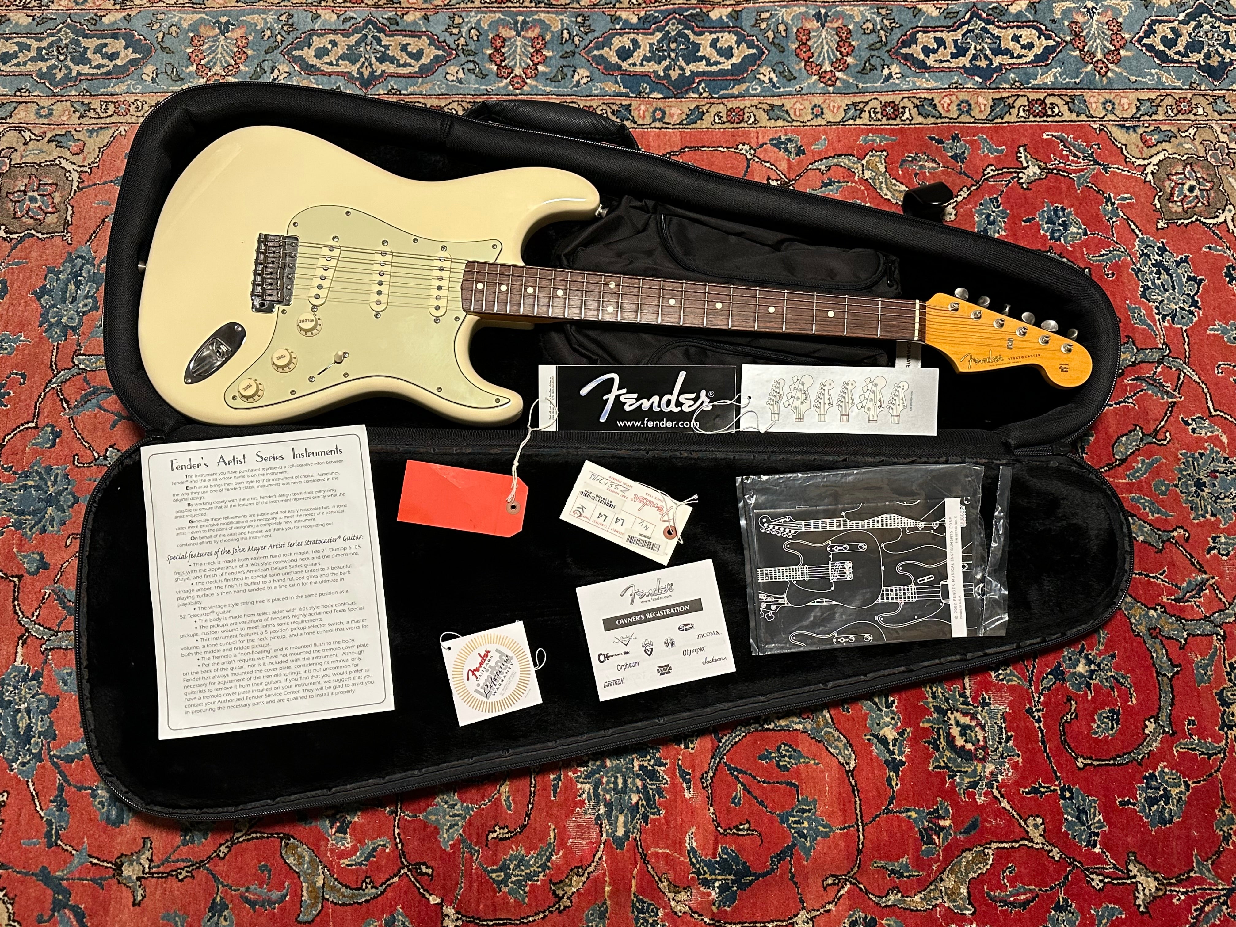 Fender John Mayer Artist Series Stratocaster 2009 Olympic White