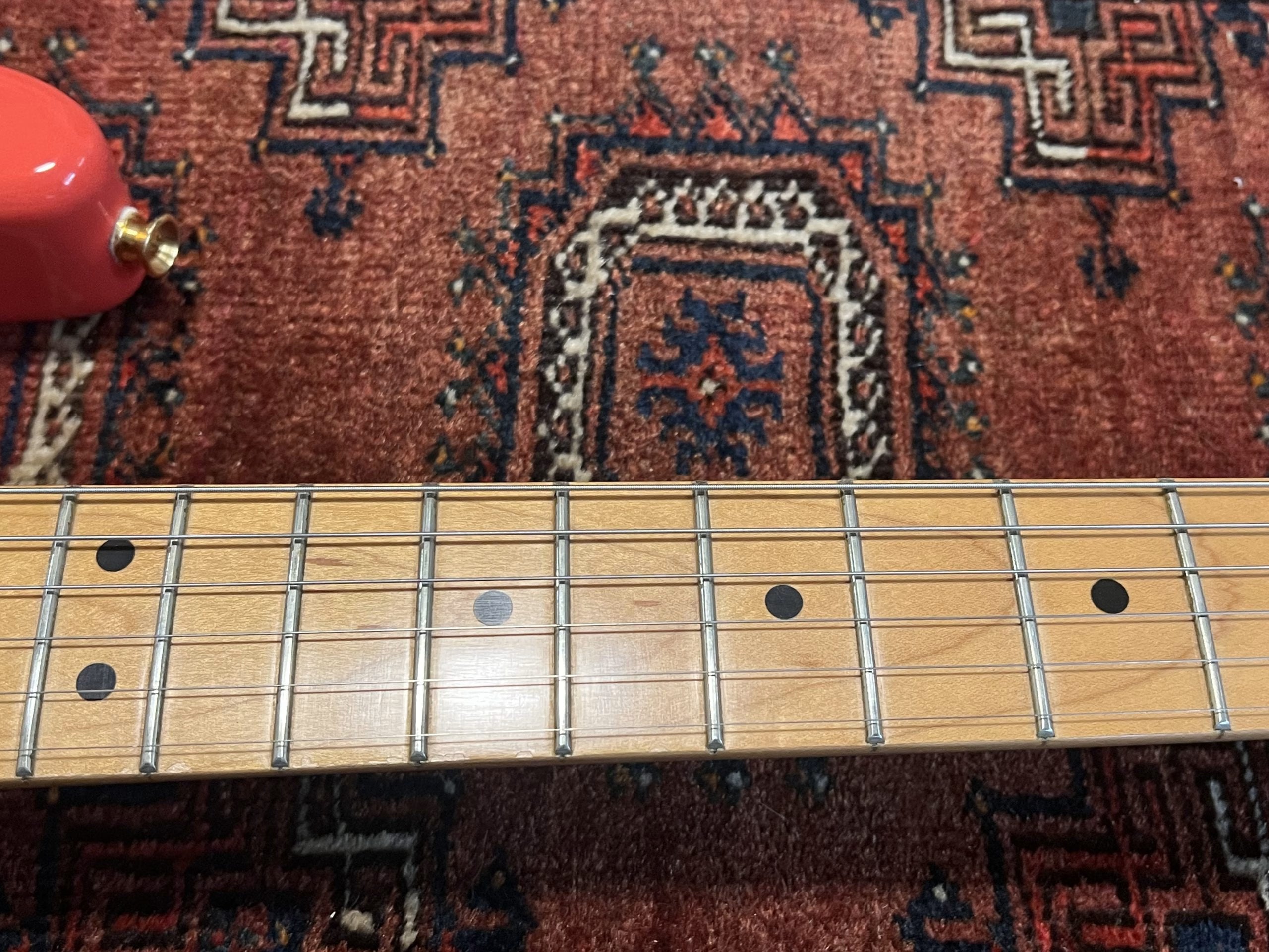 SOLD - 1990 Fender Custom Shop Hank Marvin Stratocaster Fiesta Red