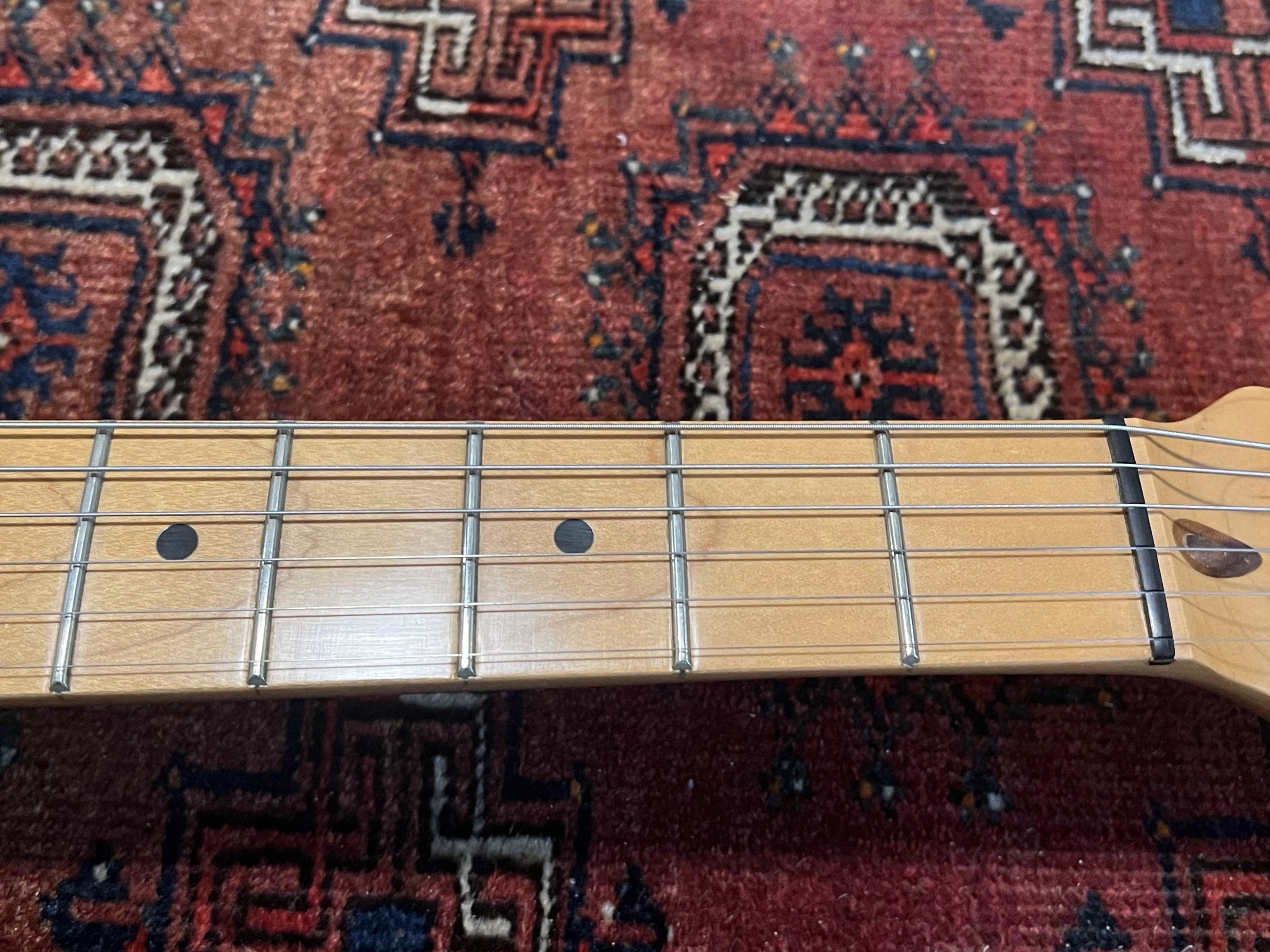 SOLD - 1990 Fender Custom Shop Hank Marvin Stratocaster Fiesta Red