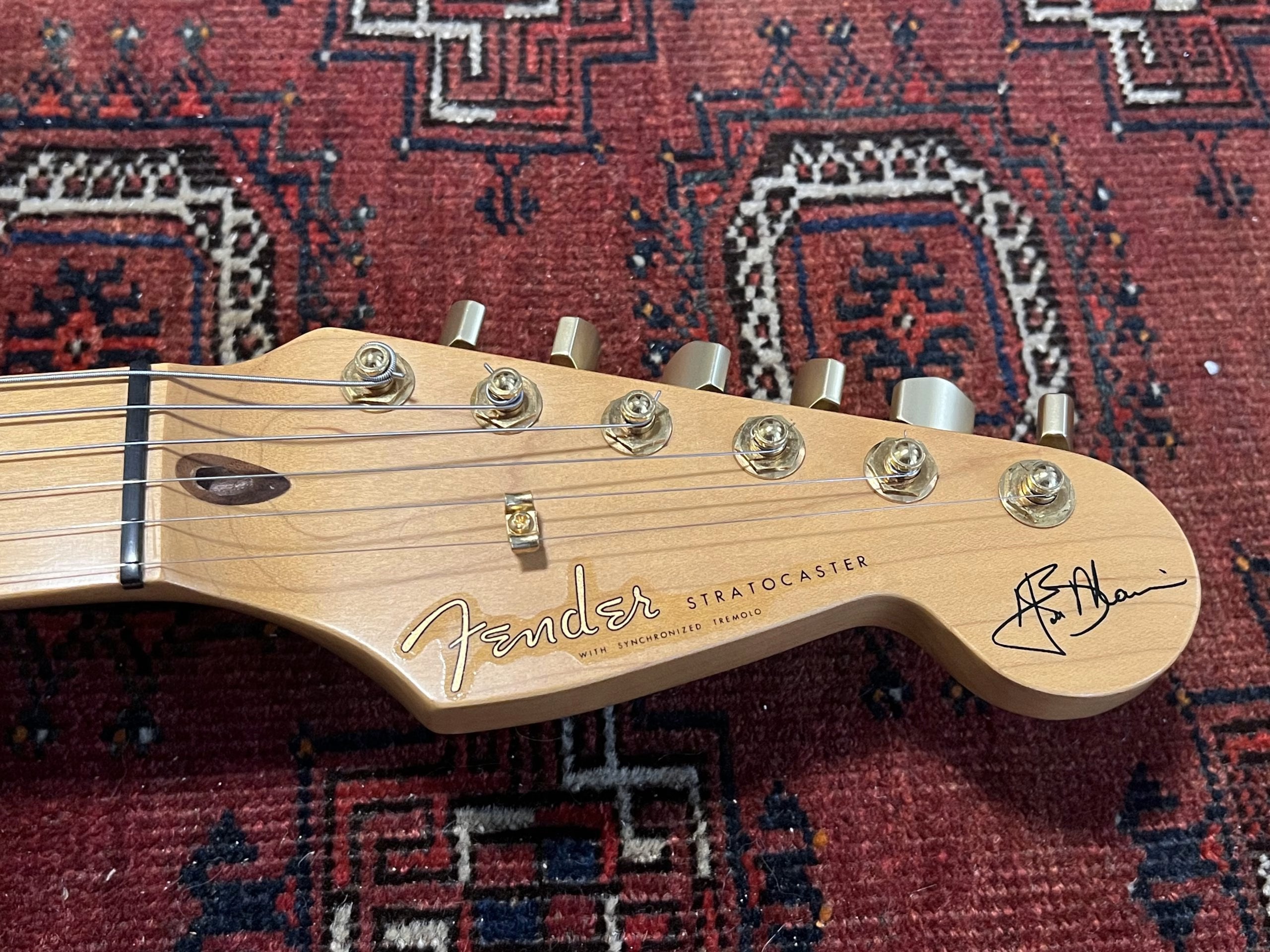 SOLD - 1990 Fender Custom Shop Hank Marvin Stratocaster Fiesta Red