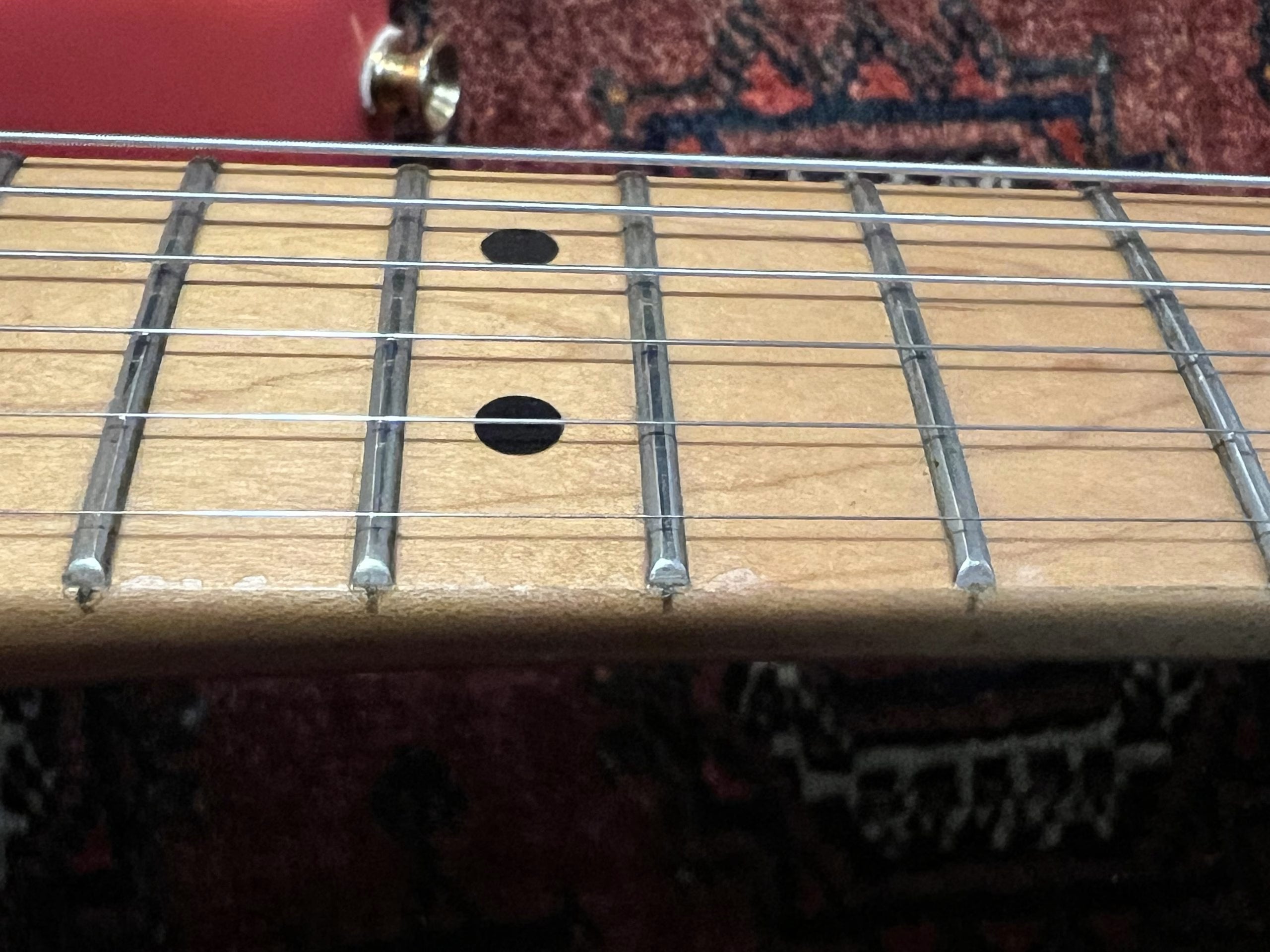 SOLD - 1990 Fender Custom Shop Hank Marvin Stratocaster Fiesta Red