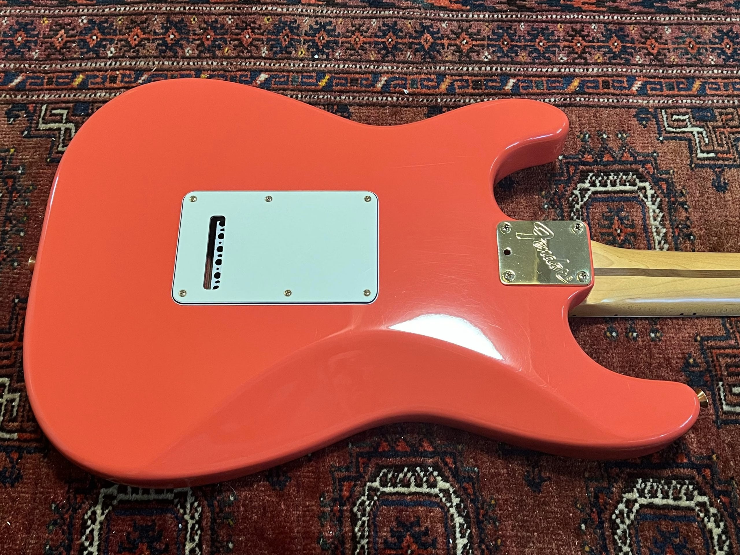 SOLD - 1990 Fender Custom Shop Hank Marvin Stratocaster Fiesta Red