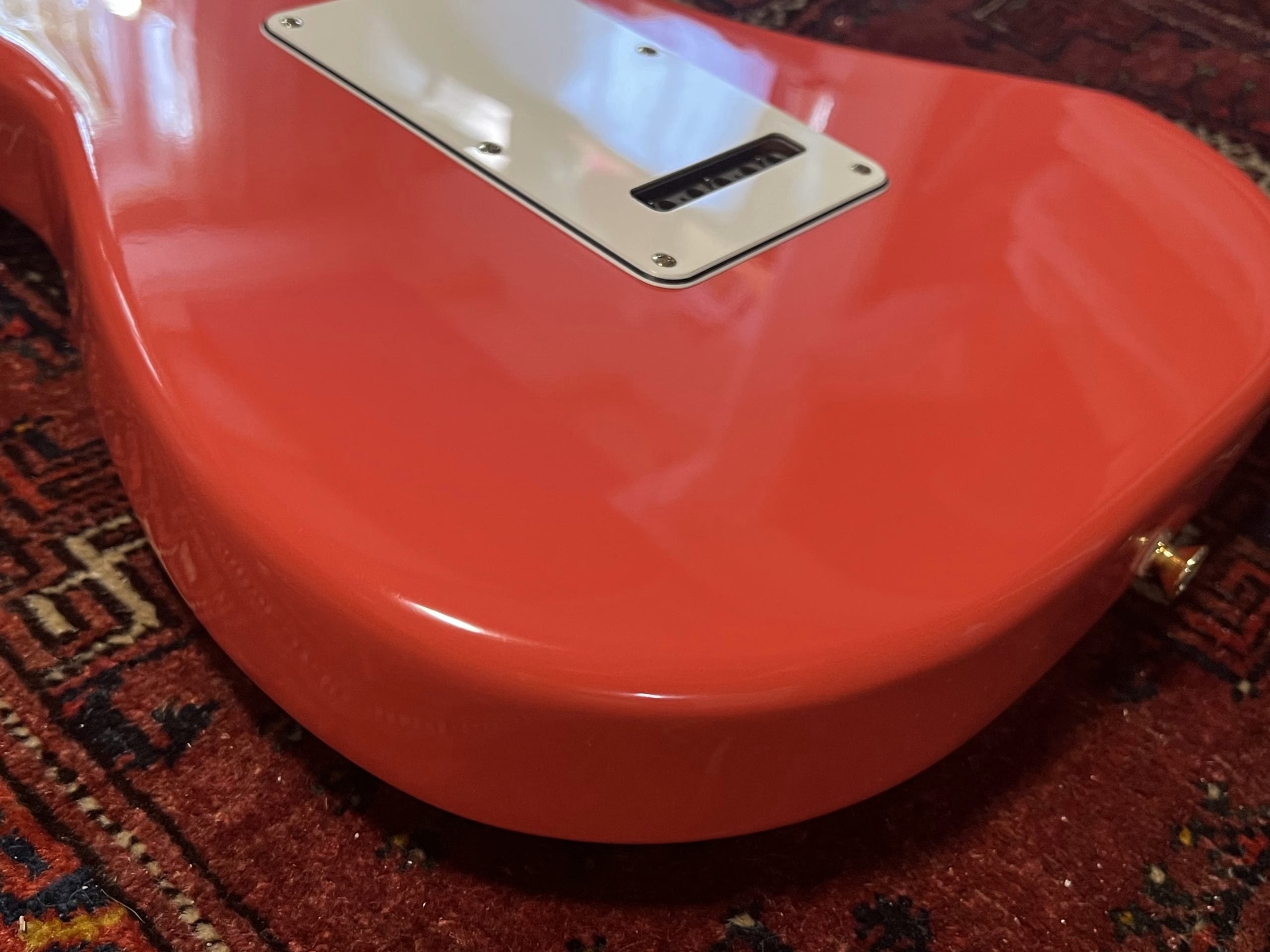 SOLD - 1990 Fender Custom Shop Hank Marvin Stratocaster Fiesta Red