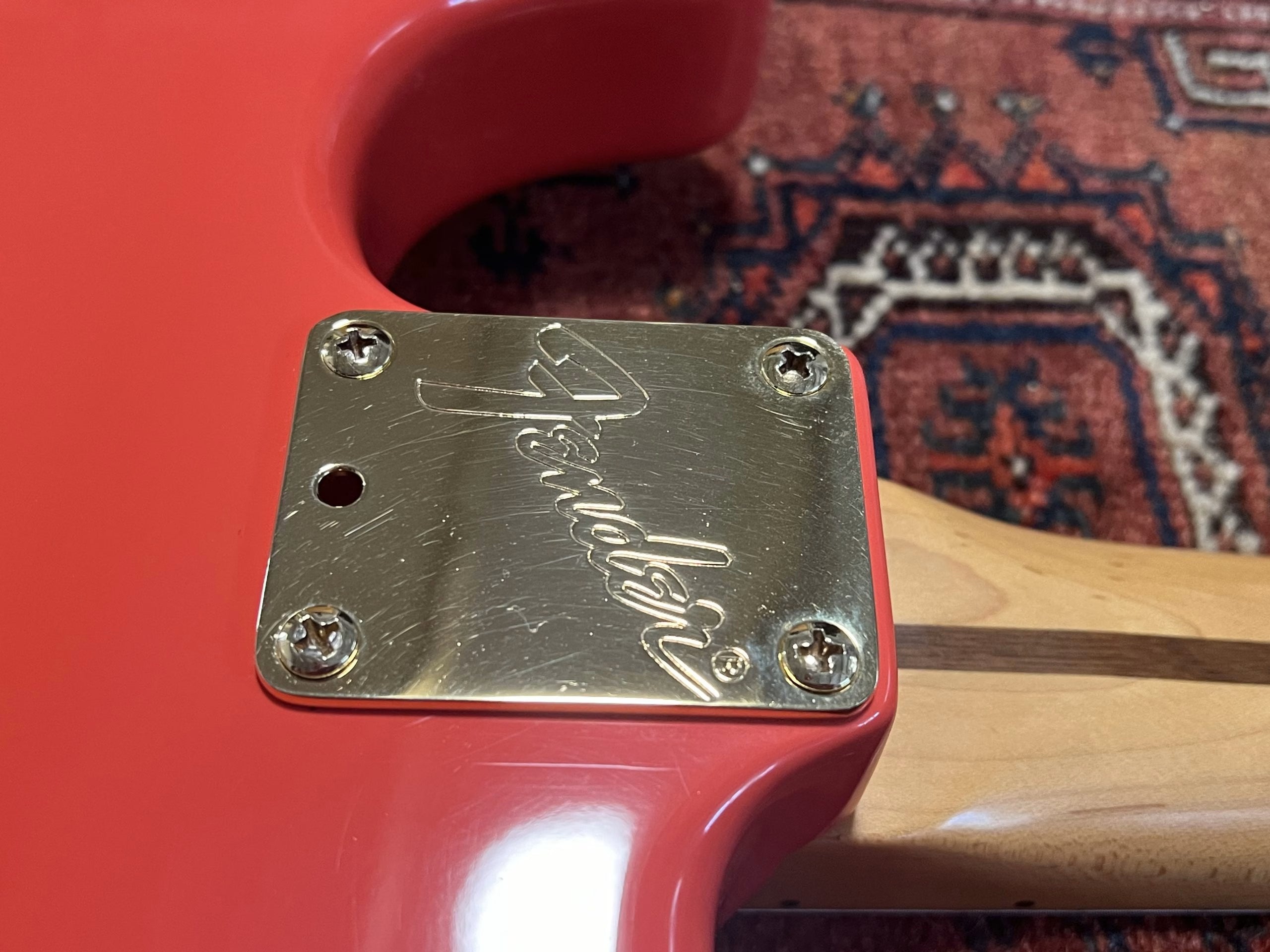 SOLD - 1990 Fender Custom Shop Hank Marvin Stratocaster Fiesta Red