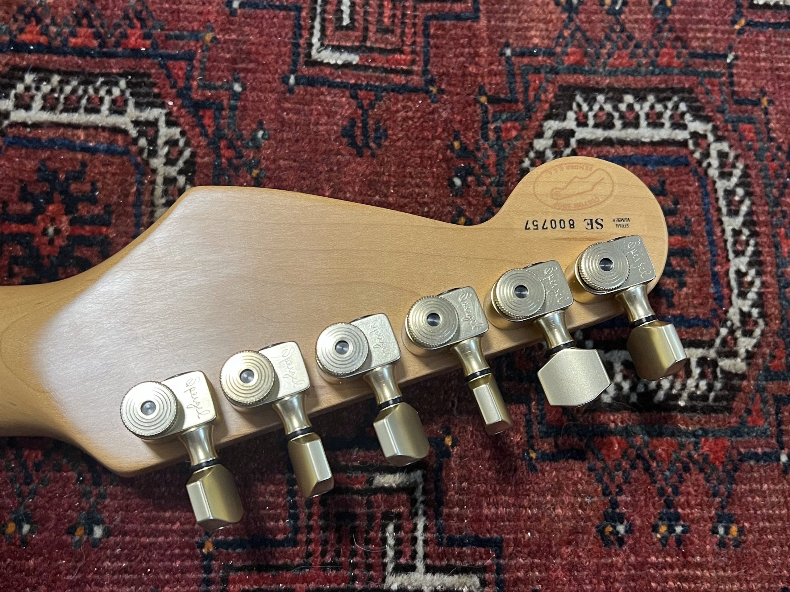 SOLD - 1990 Fender Custom Shop Hank Marvin Stratocaster Fiesta Red