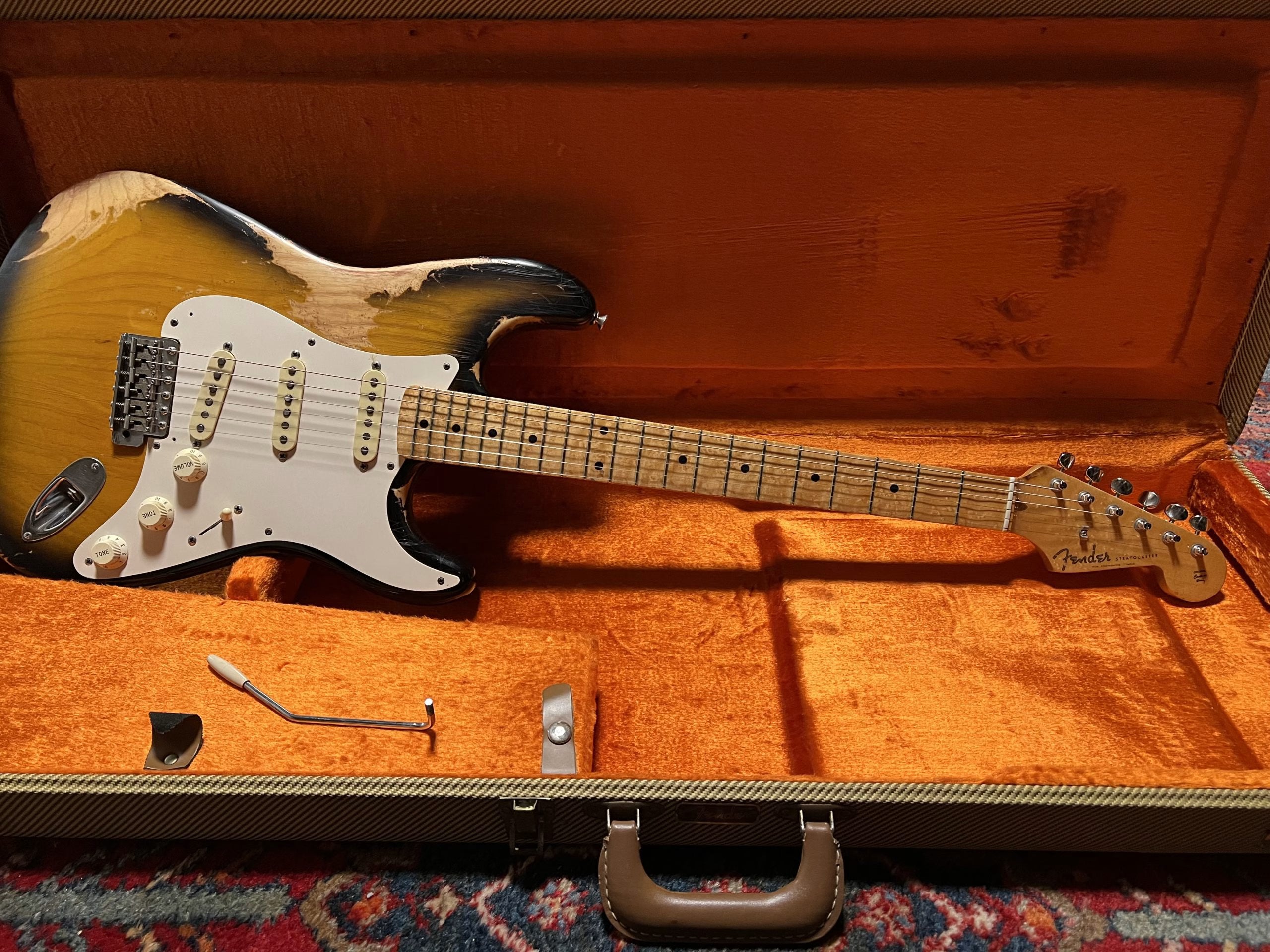 SOLD - 1992 Fender Custom Shop 58 Relic Stratocaster Sunburst