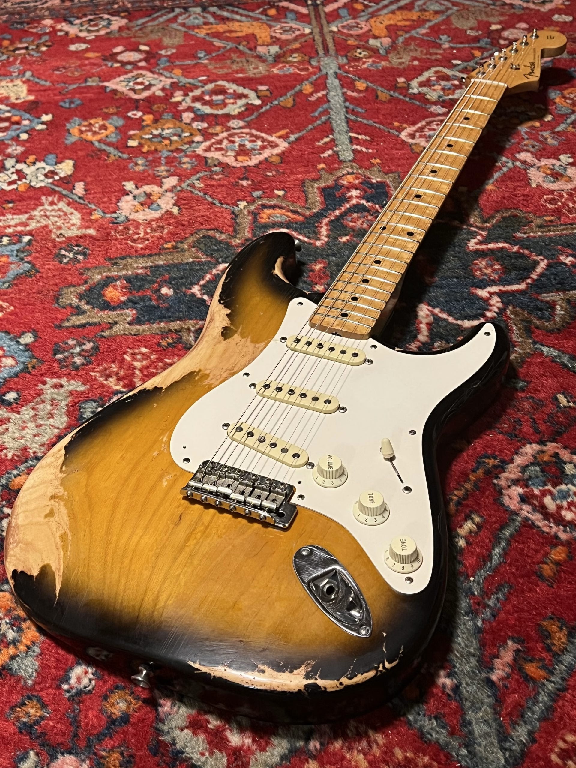 SOLD - 1992 Fender Custom Shop 58 Relic Stratocaster Sunburst