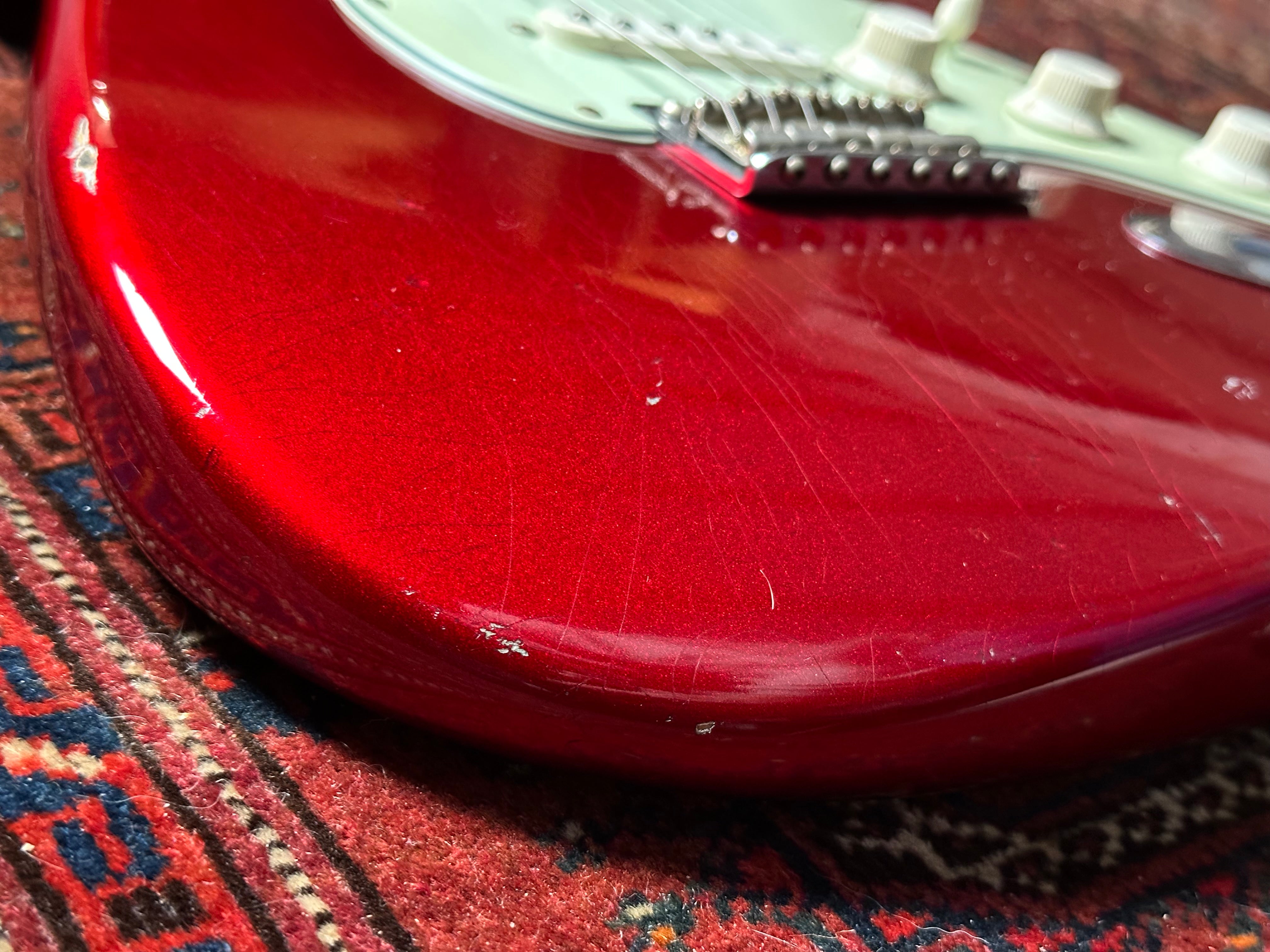 Fender Custom Shop '60 Relic Stratocaster 2006 Candy Apple Red with Matching Headstock