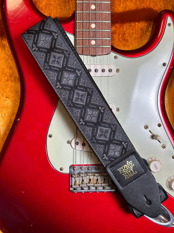 Ernie Ball Regal Black Guitar Strap
