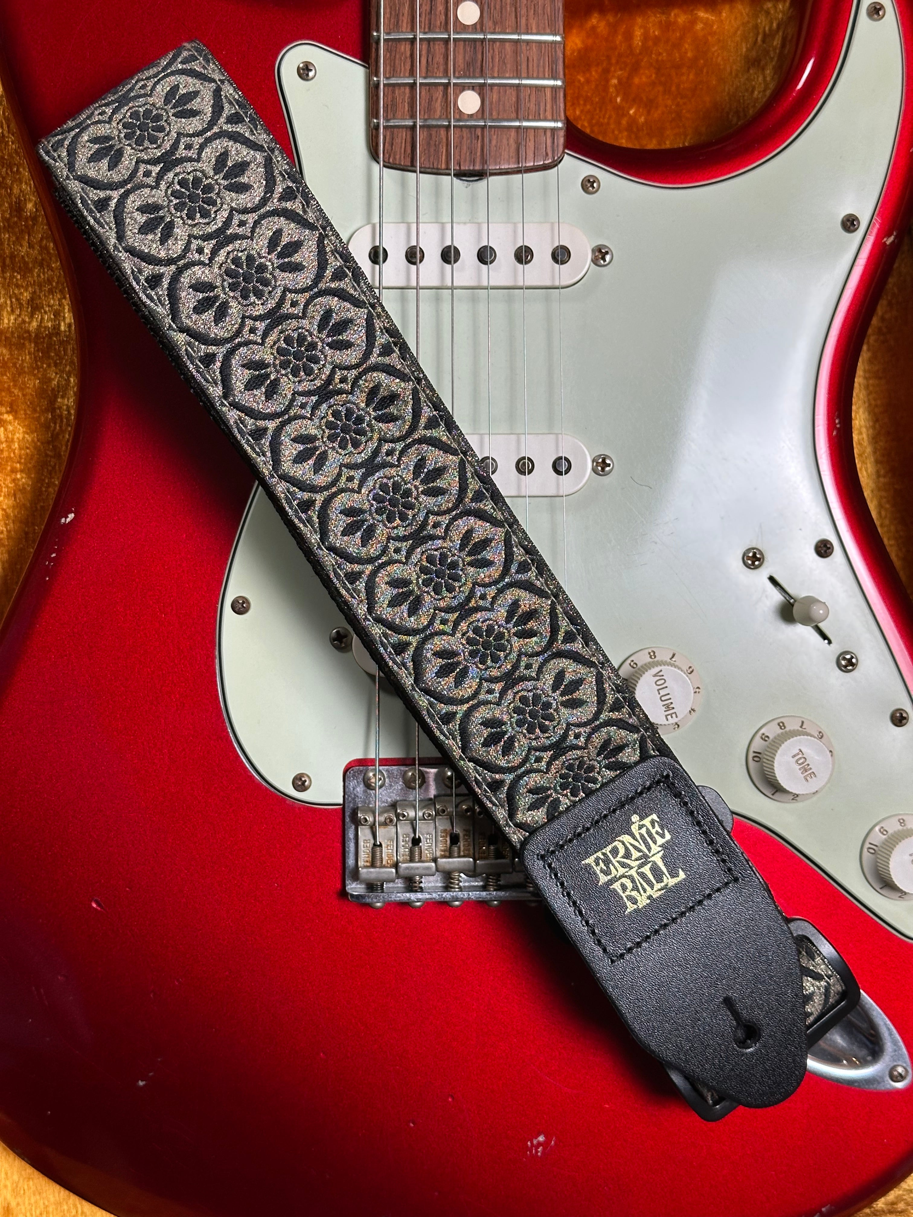 Ernie Ball Jacquard Golden Garden Guitar Strap
