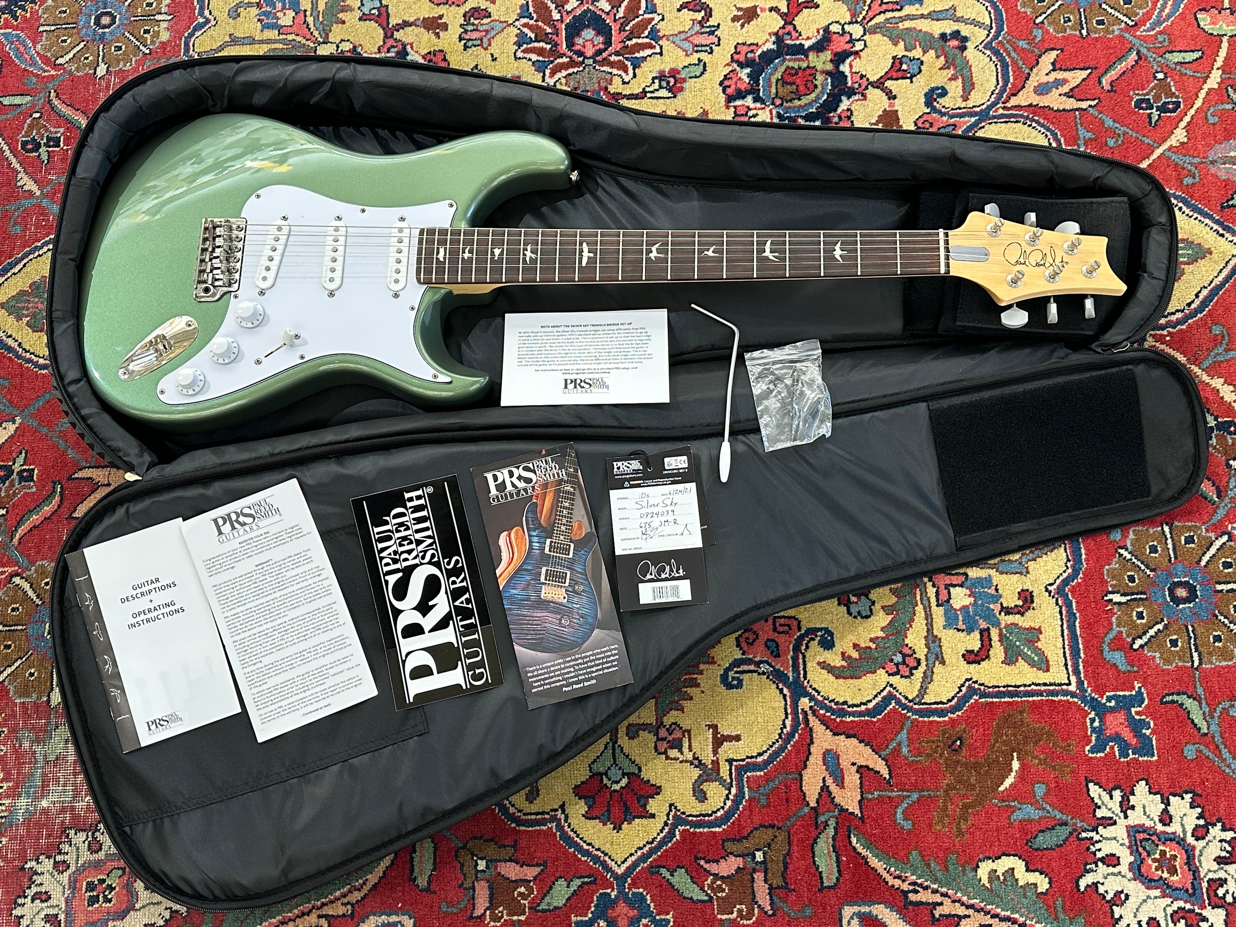 PRS Silver Sky Rosewood 2021 Orion Green
