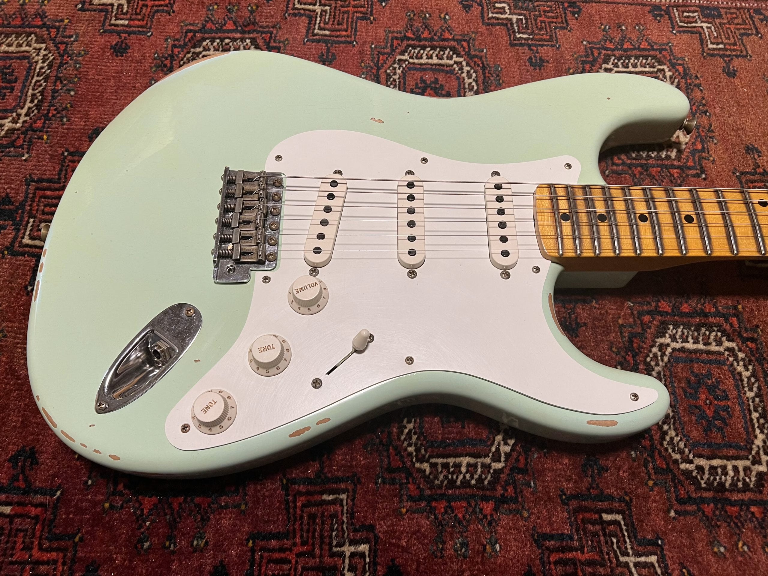 SOLD - 2023 Fender Custom Shop '58 Relic Stratocaster Faded Surf Green
