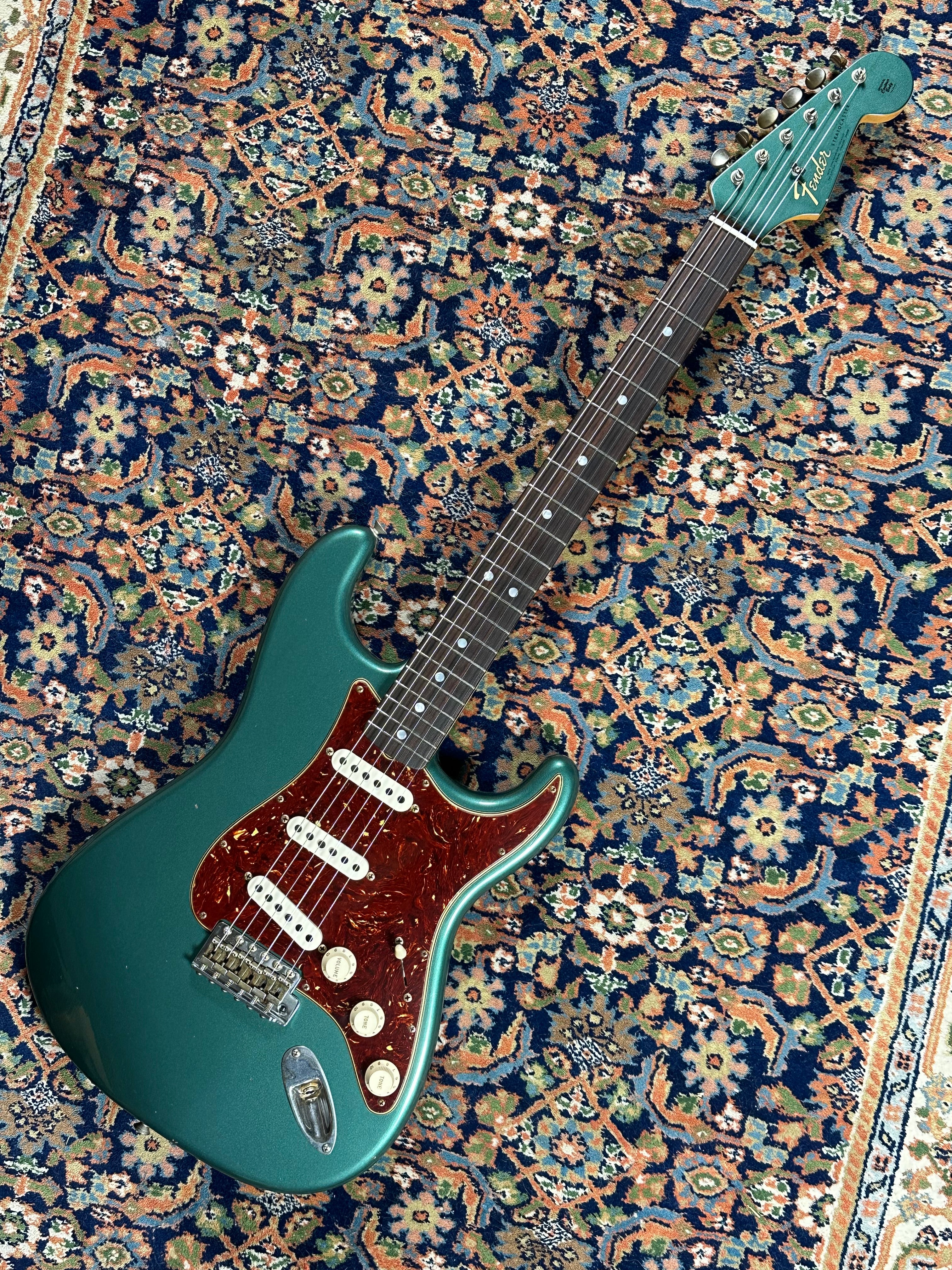 Fender Custom Shop '65 Journeyman Stratocaster 2024 Sherwood Green wit