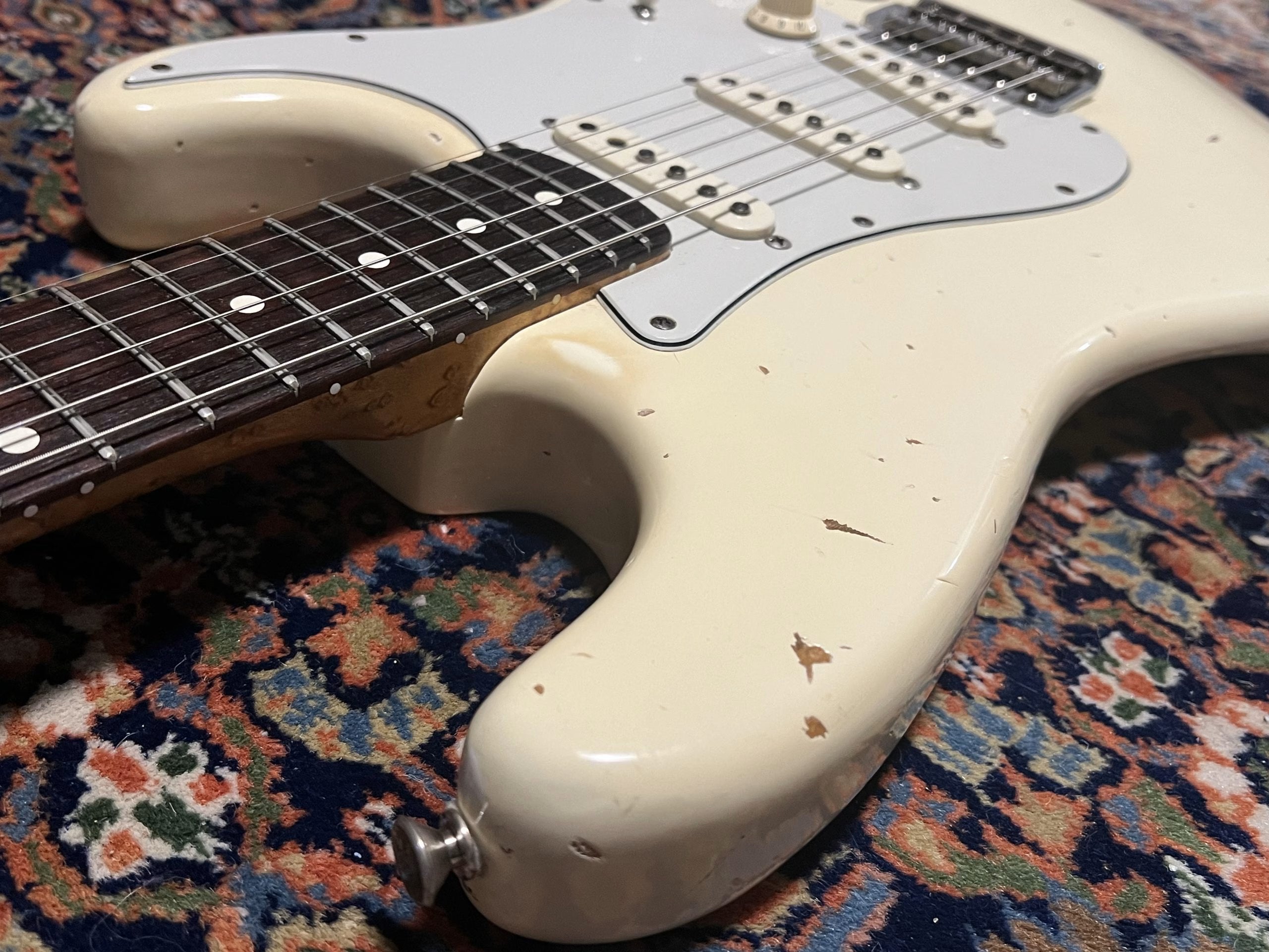 SOLD - 1996 Fender Custom Shop 60 Cunetto Relic Stratocaster Olympic White