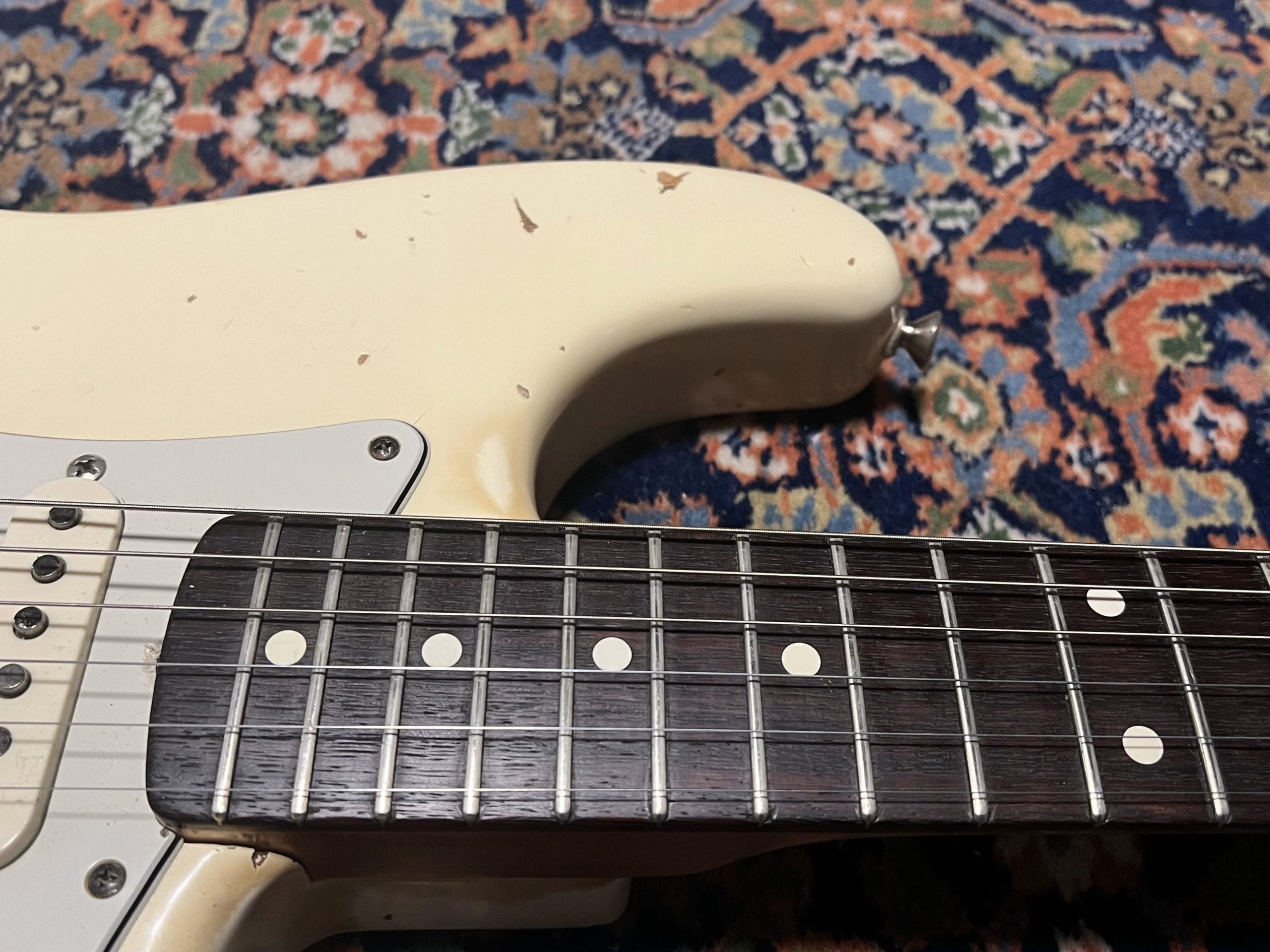 SOLD - 1996 Fender Custom Shop 60 Cunetto Relic Stratocaster Olympic White