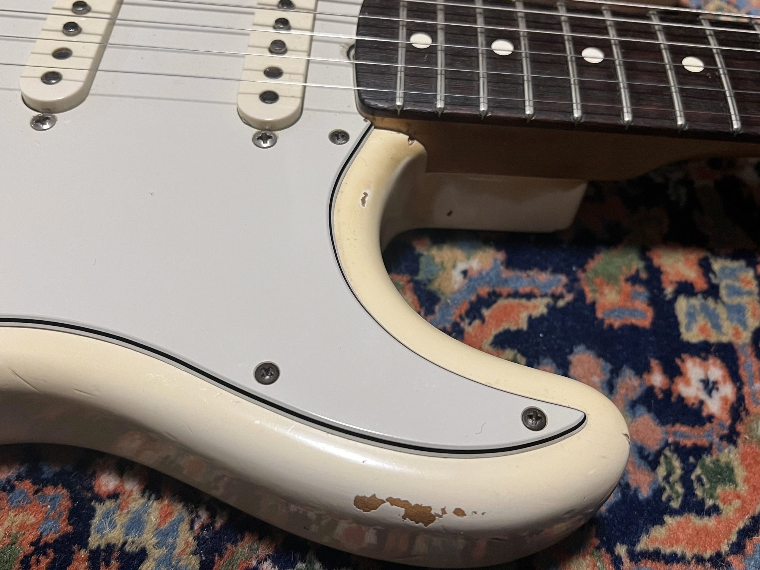 SOLD - 1996 Fender Custom Shop 60 Cunetto Relic Stratocaster Olympic White