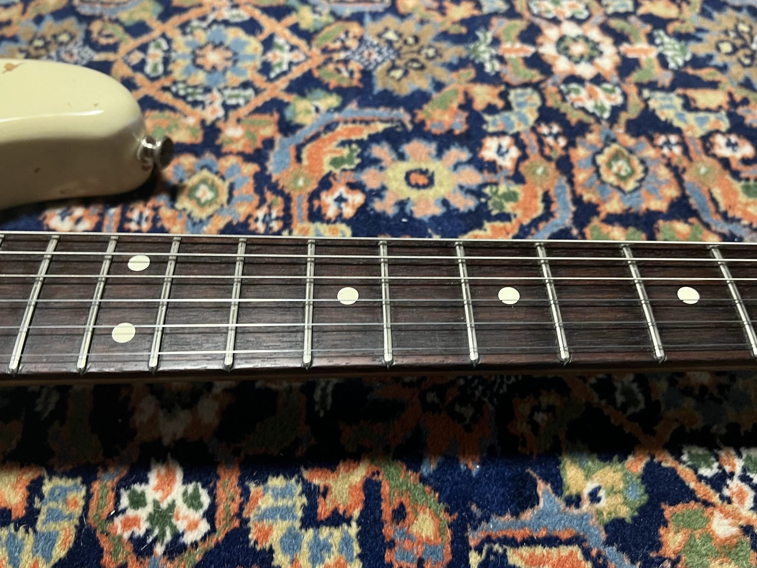 SOLD - 1996 Fender Custom Shop 60 Cunetto Relic Stratocaster Olympic White