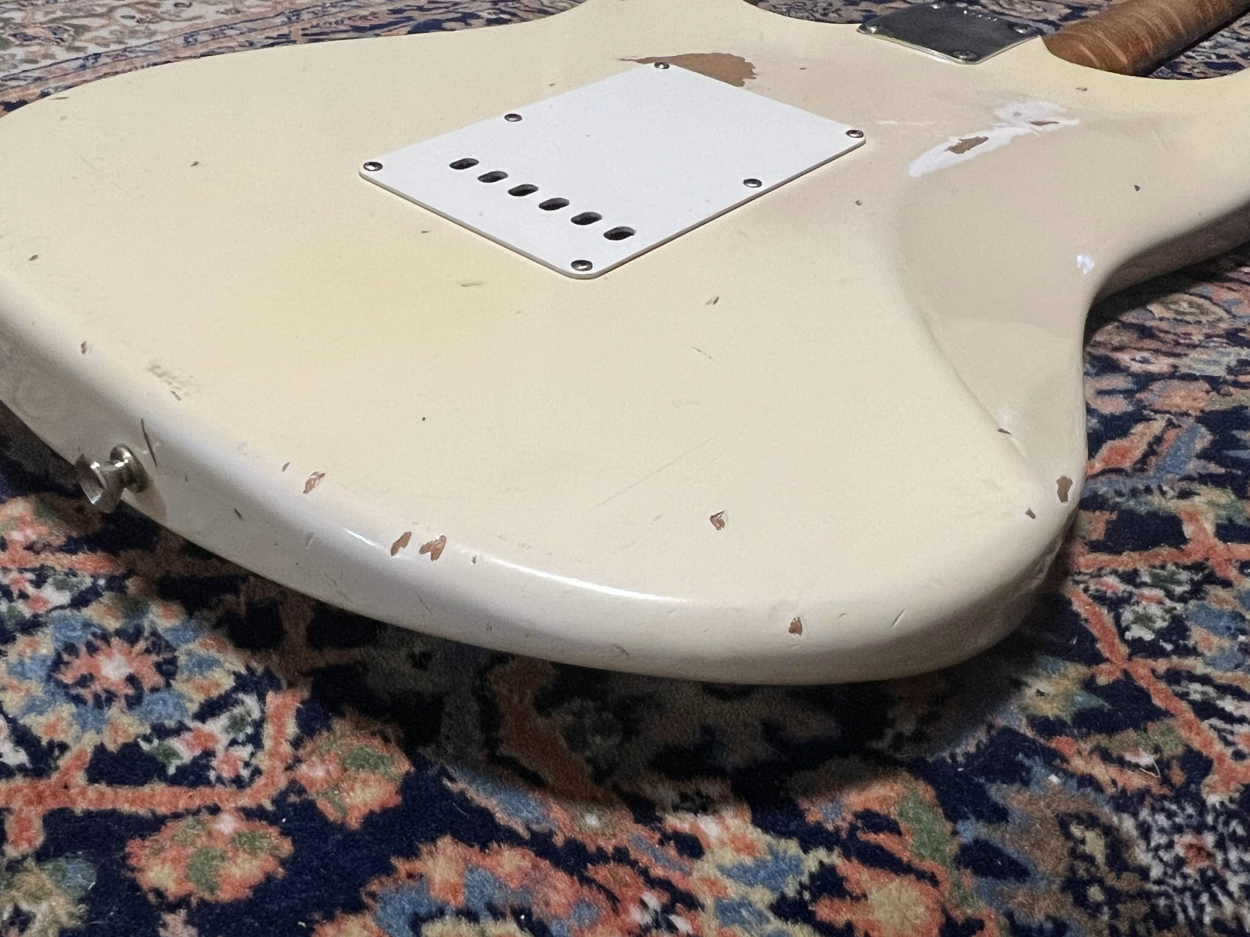 SOLD - 1996 Fender Custom Shop 60 Cunetto Relic Stratocaster Olympic White