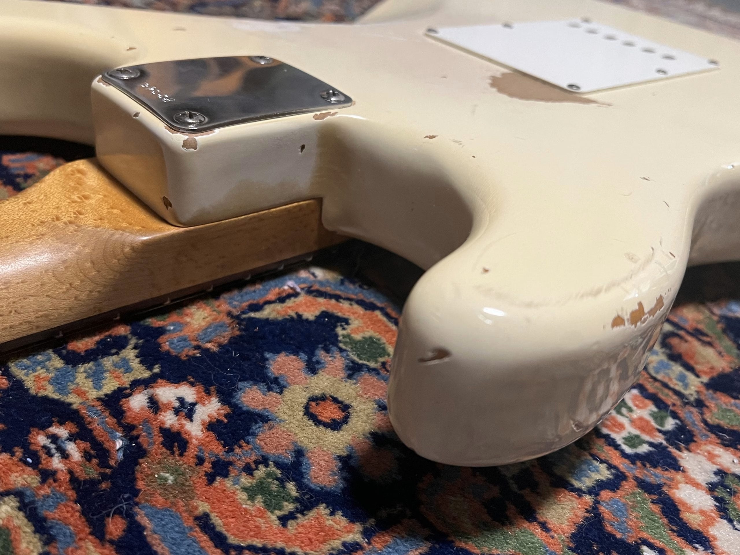 SOLD - 1996 Fender Custom Shop 60 Cunetto Relic Stratocaster Olympic White