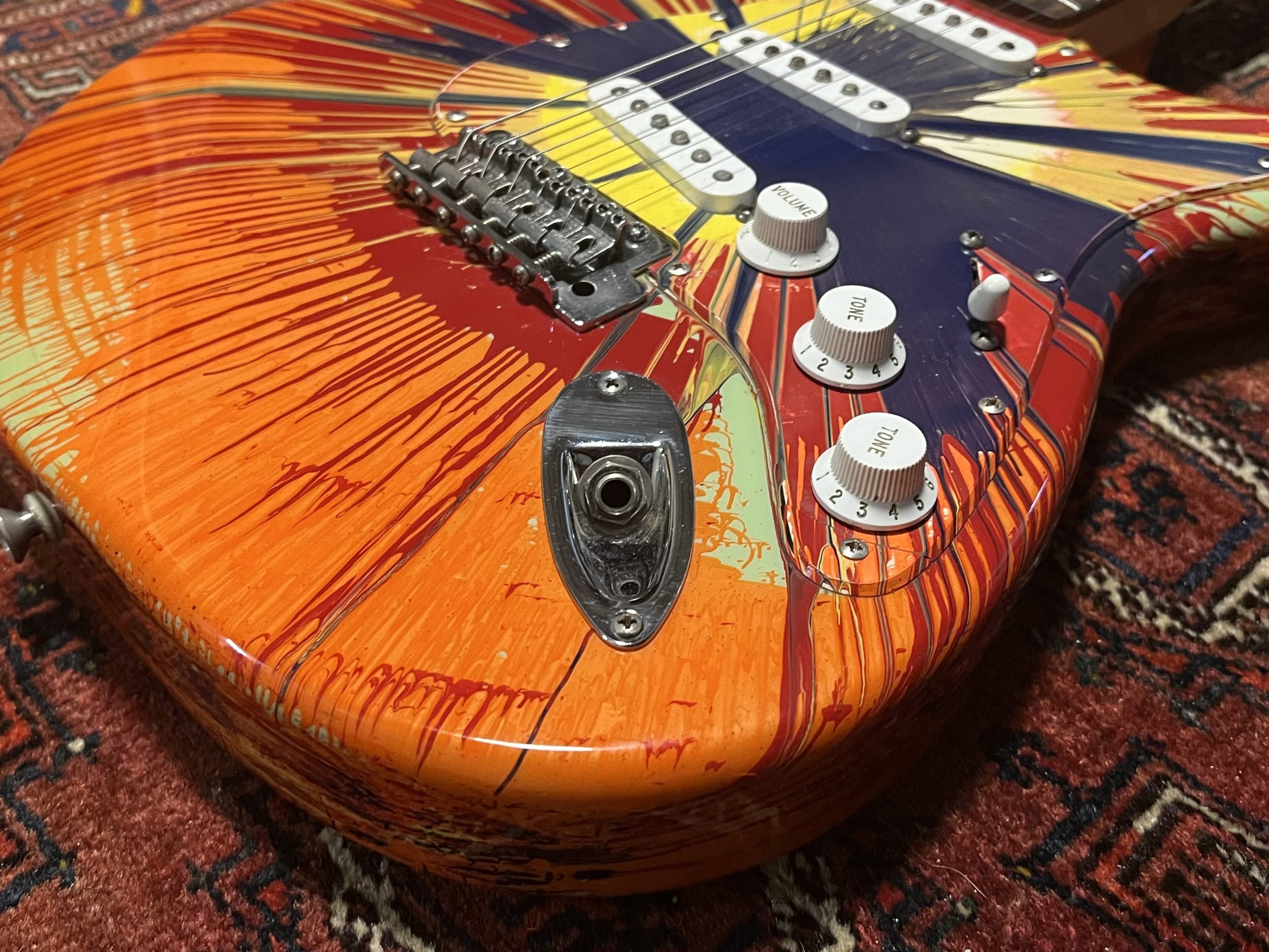 Fender Splatter Stratocaster 2003 Surf Green Splatter