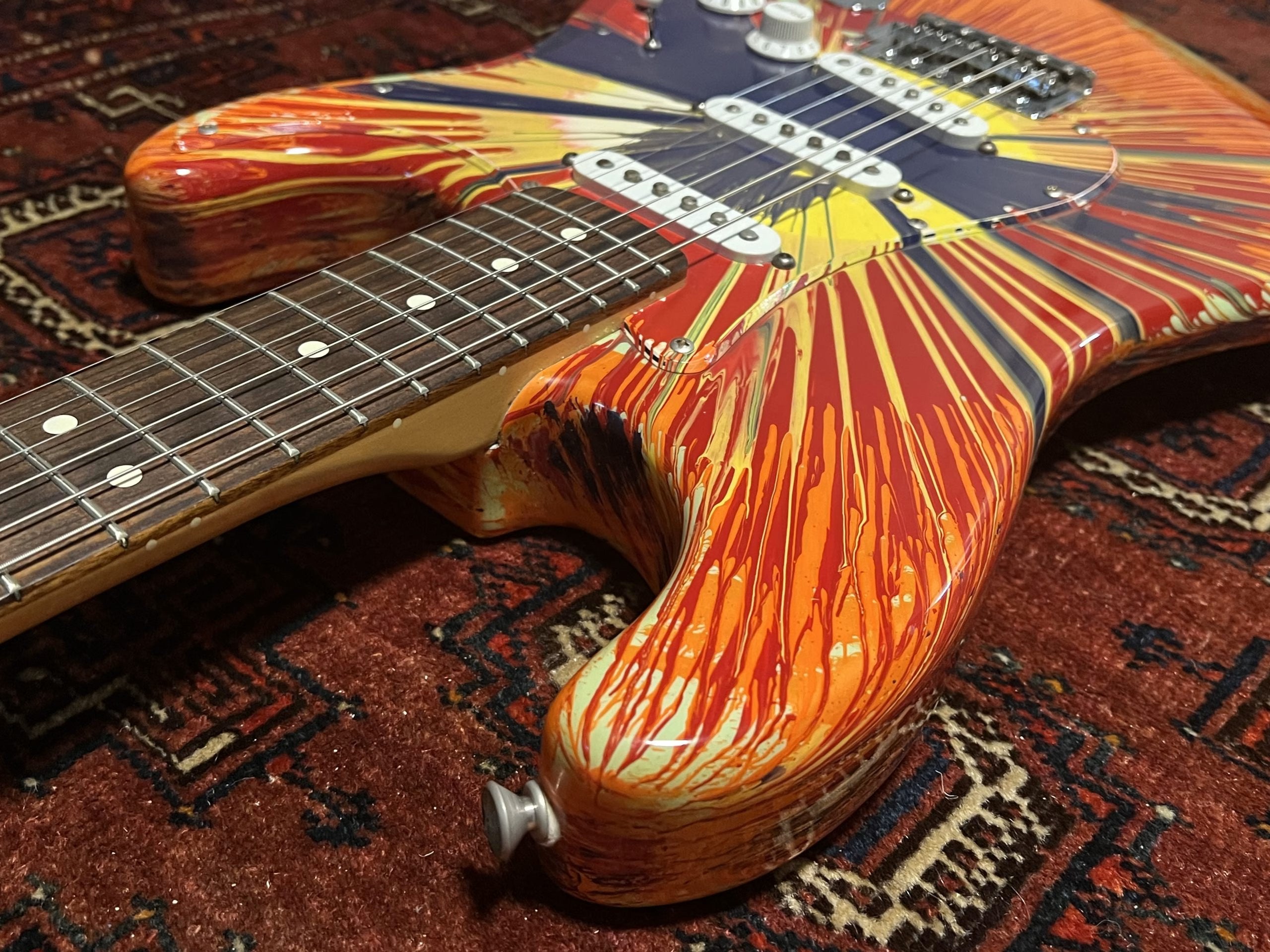 Fender Splatter Stratocaster 2003 Surf Green Splatter