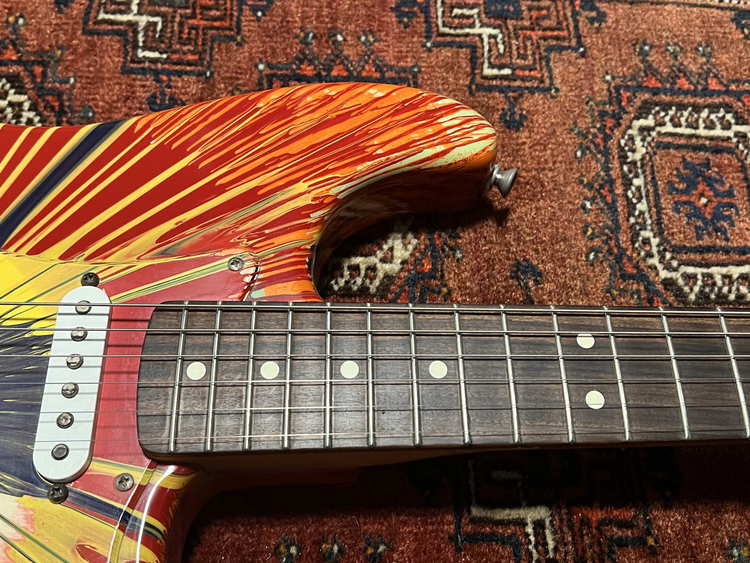 Fender Splatter Stratocaster 2003 Surf Green Splatter