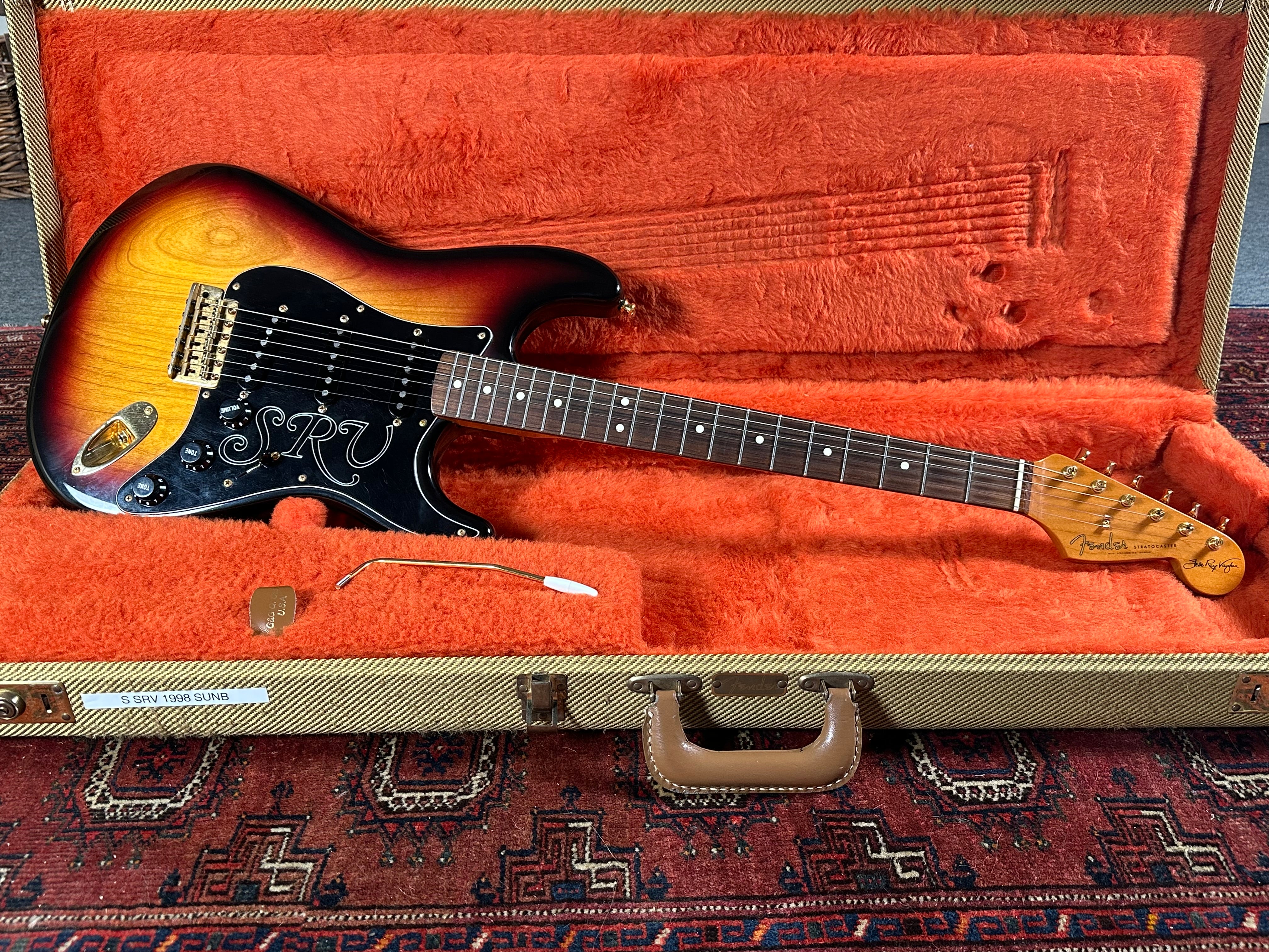 Fender Stevie Ray Vaughan SRV Signature Stratocaster 1998 Sunburst