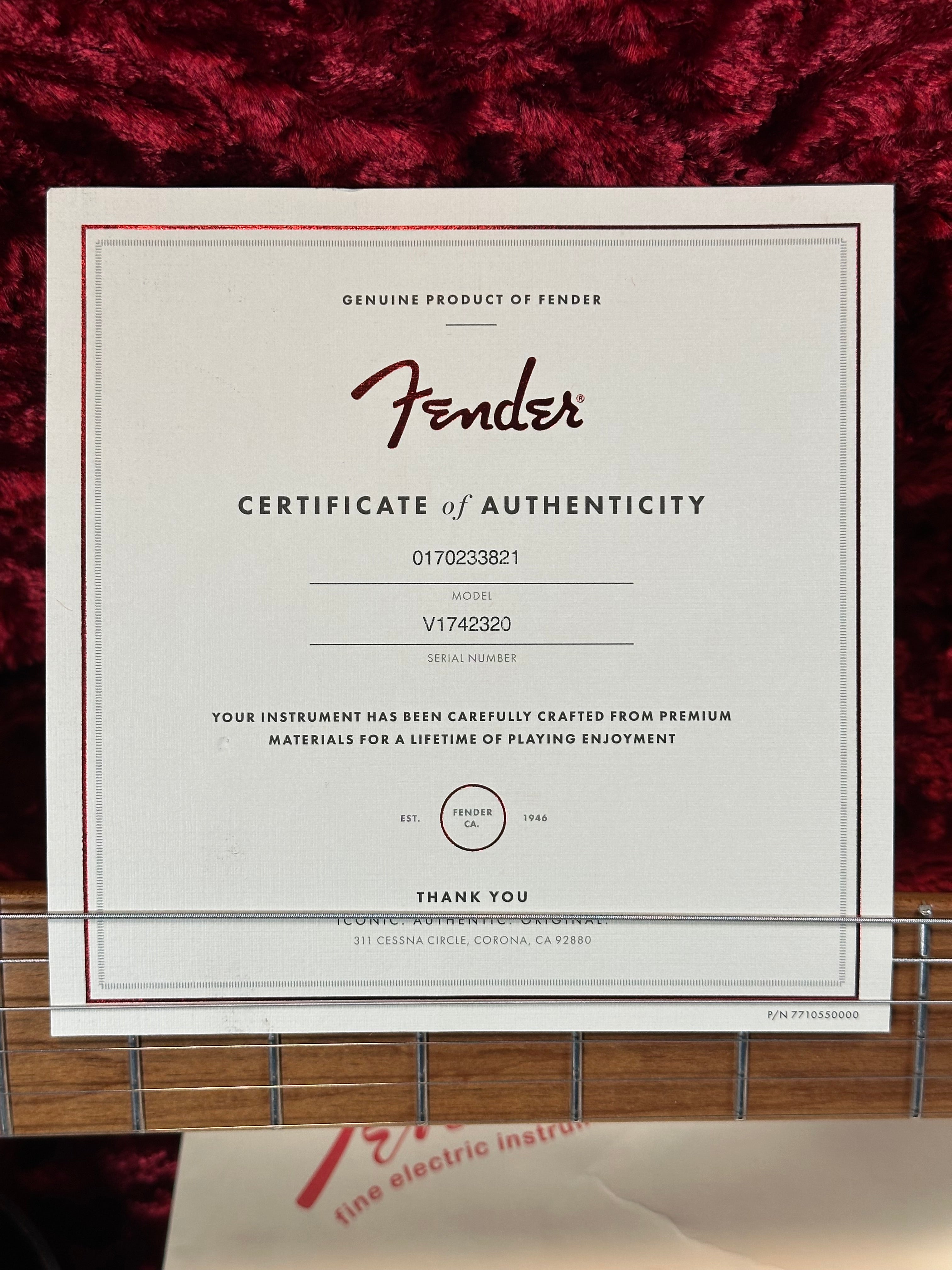 Fender American Vintage '56 LTD Roasted Ash Stratocaster 2017