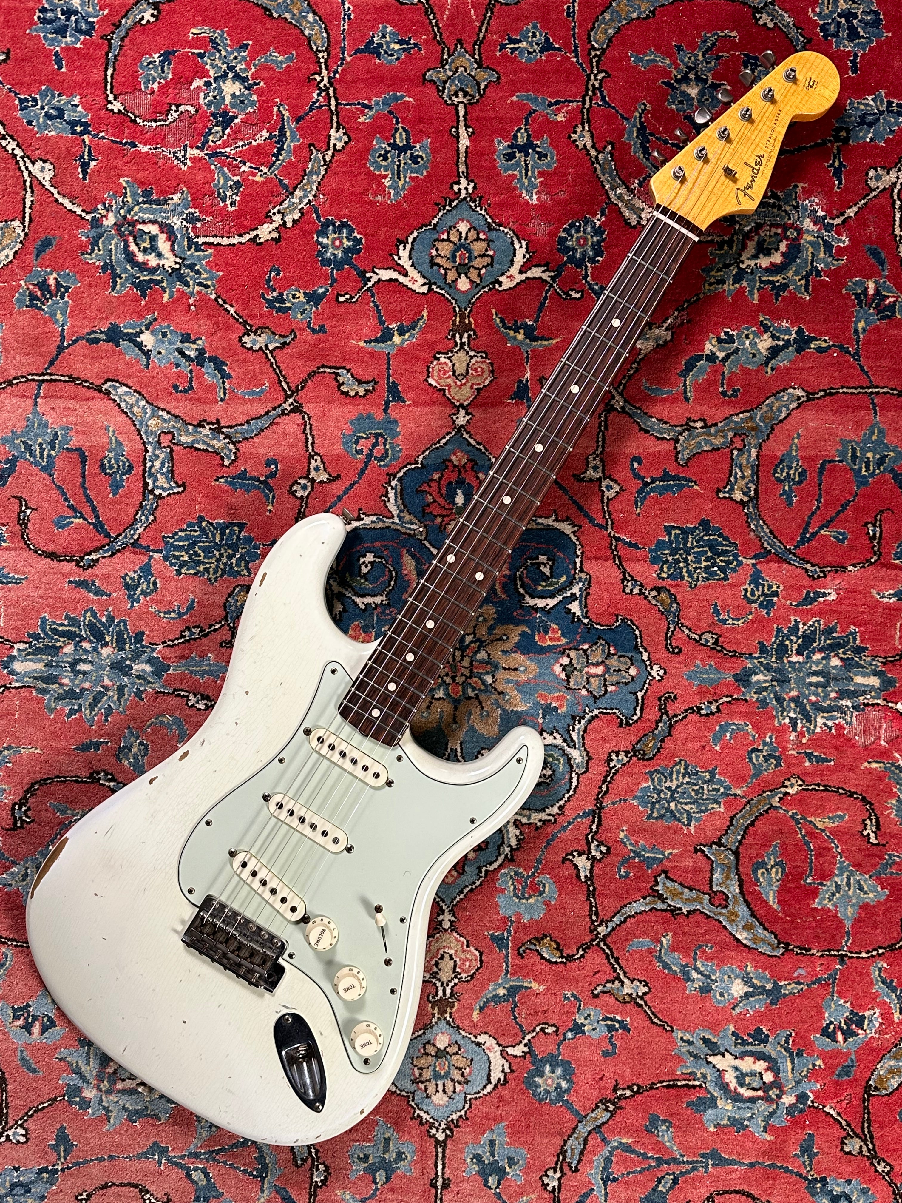 SOLD - 2016 Fender Custom Shop '61 Relic Stratocaster Olympic White
