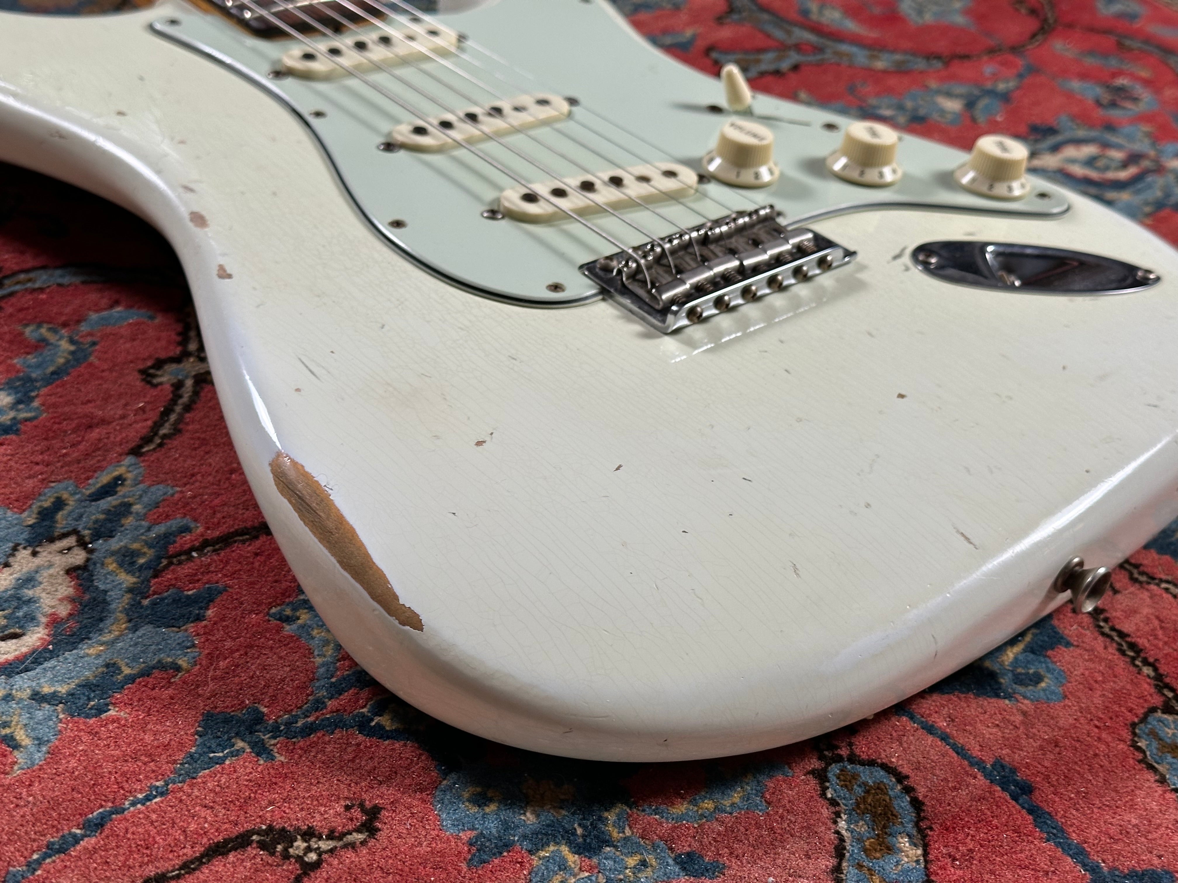 SOLD - 2016 Fender Custom Shop '61 Relic Stratocaster Olympic White