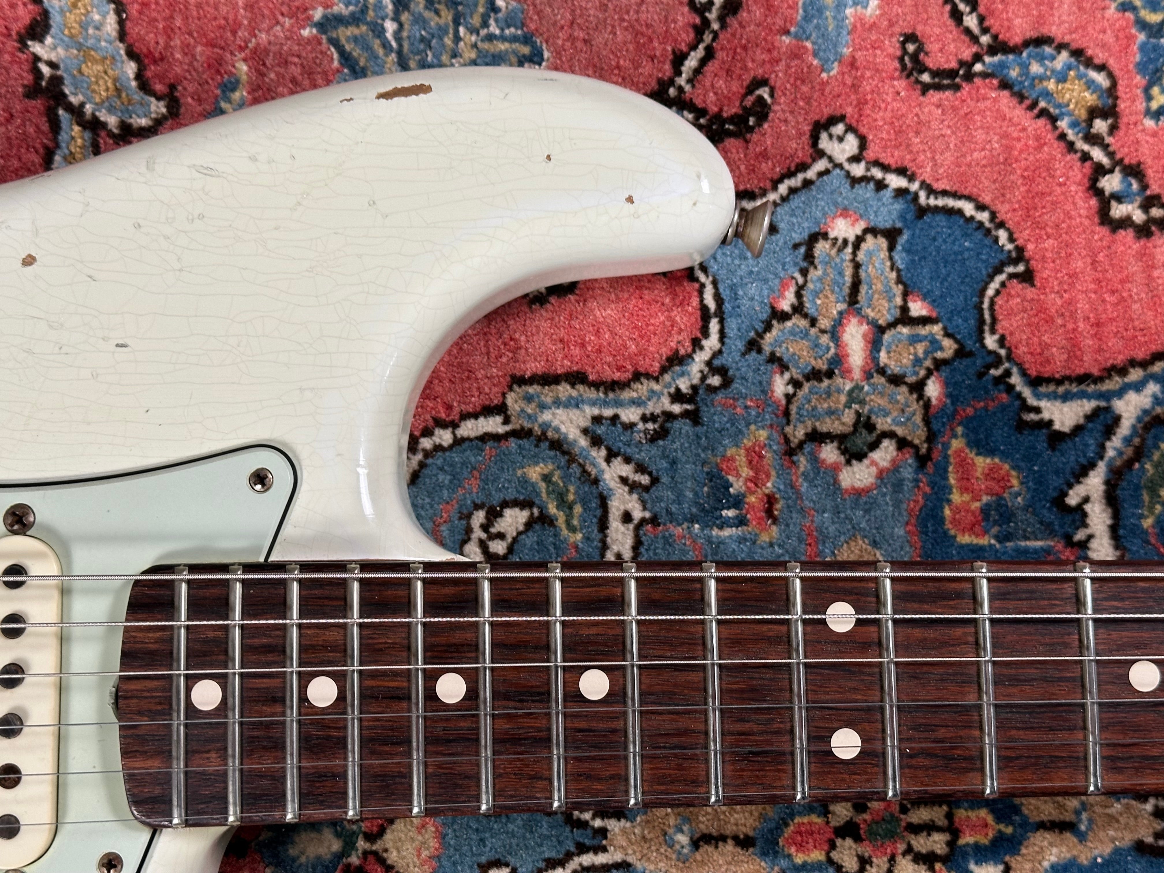 SOLD - 2016 Fender Custom Shop '61 Relic Stratocaster Olympic White