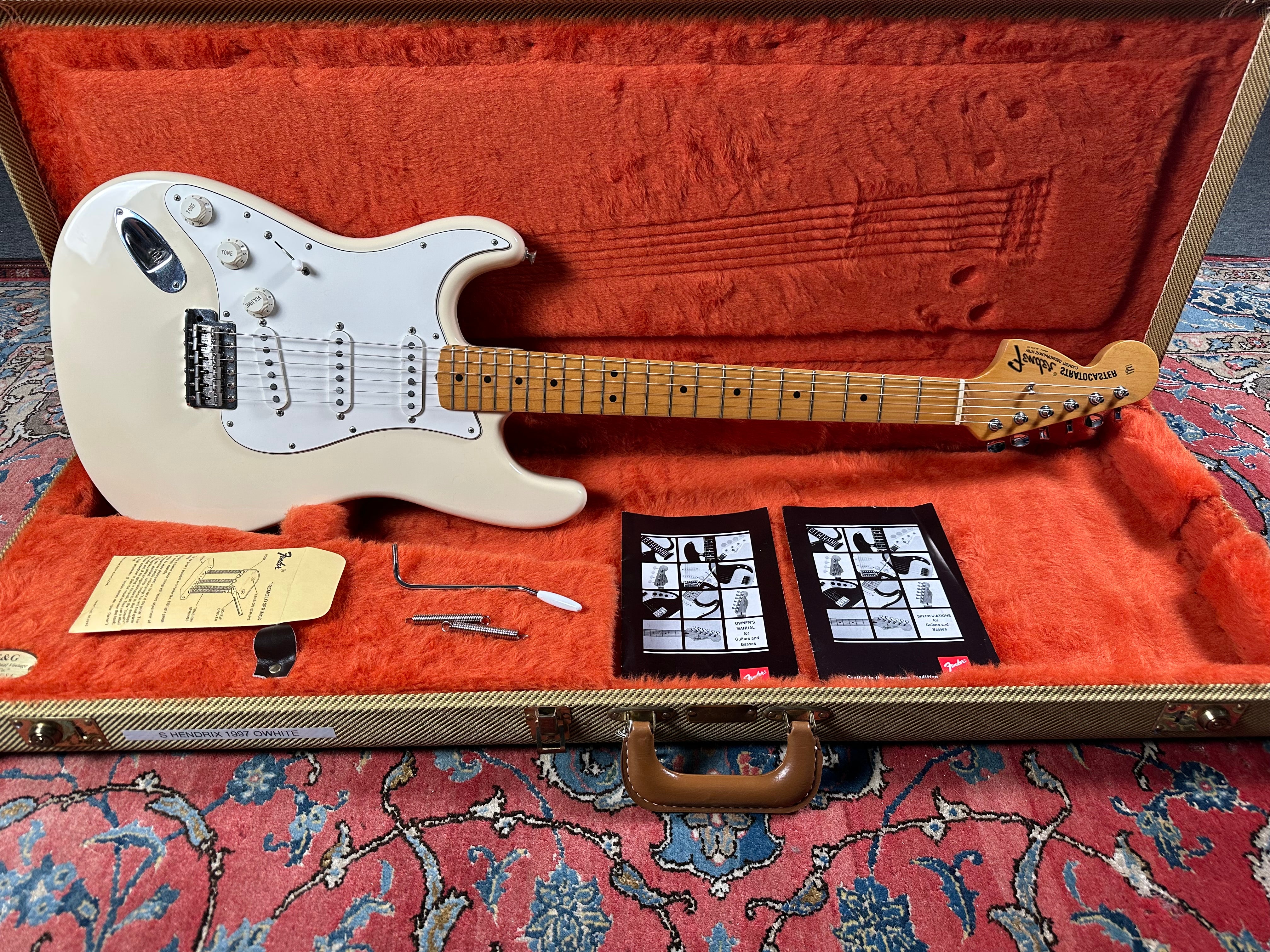 Fender Jimi Hendrix Tribute Stratocaster 1997 Olympic White