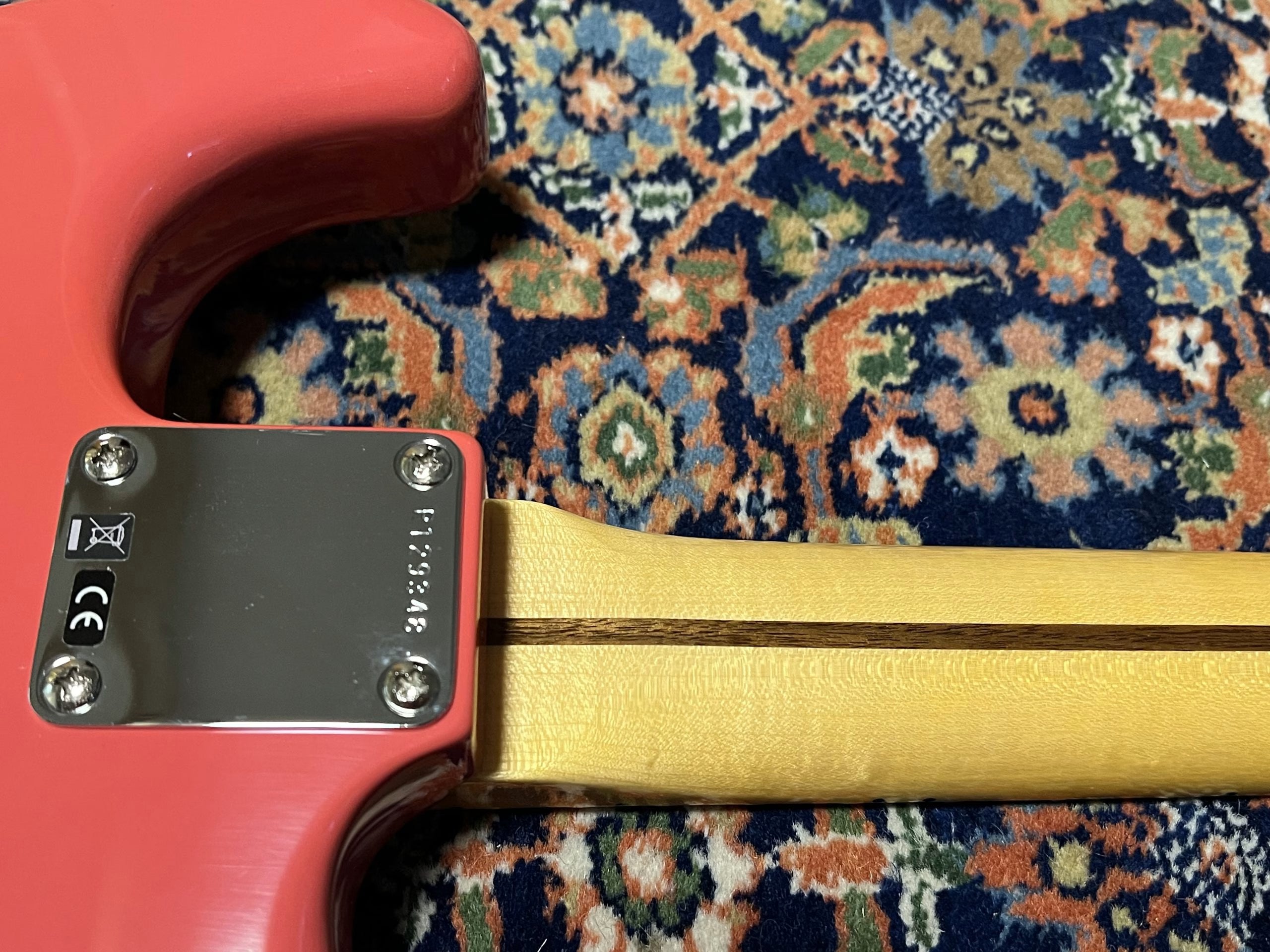 SOLD - 2023 Fender Custom Shop 60 Maple Neck NOS Stratocaster Faded Fiesta Red