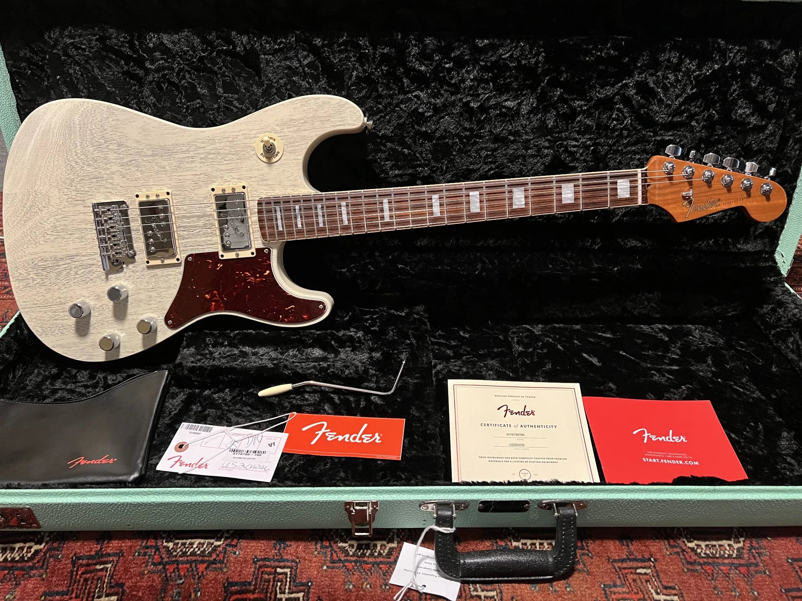 SOLD - Fender Parallel Universe Volume II Uptown Strat RW Static White
