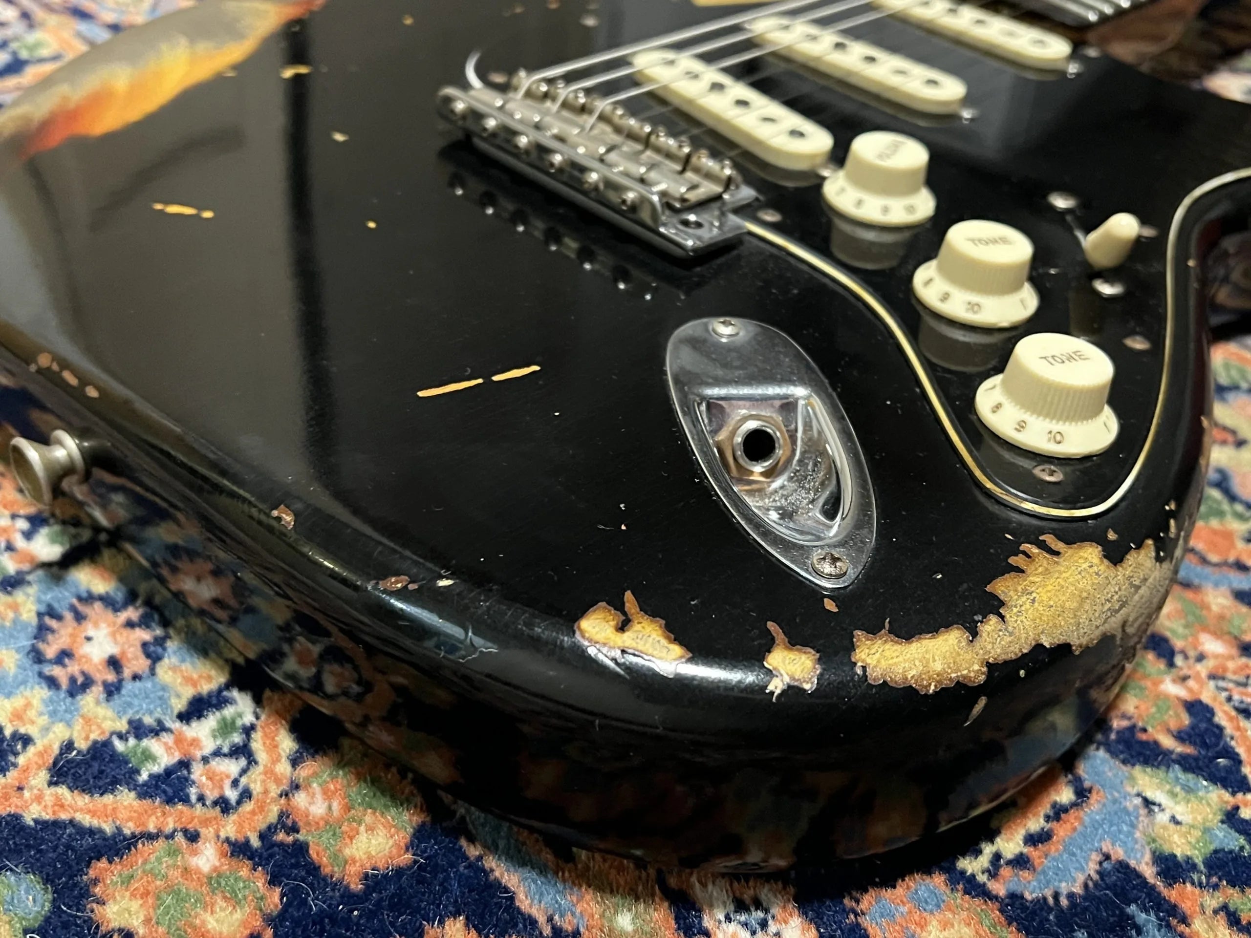SOLD - 2021 Fender Custom Shop 60 Dual-Mag II LTD Relic Stratocaster Black over Sunburst