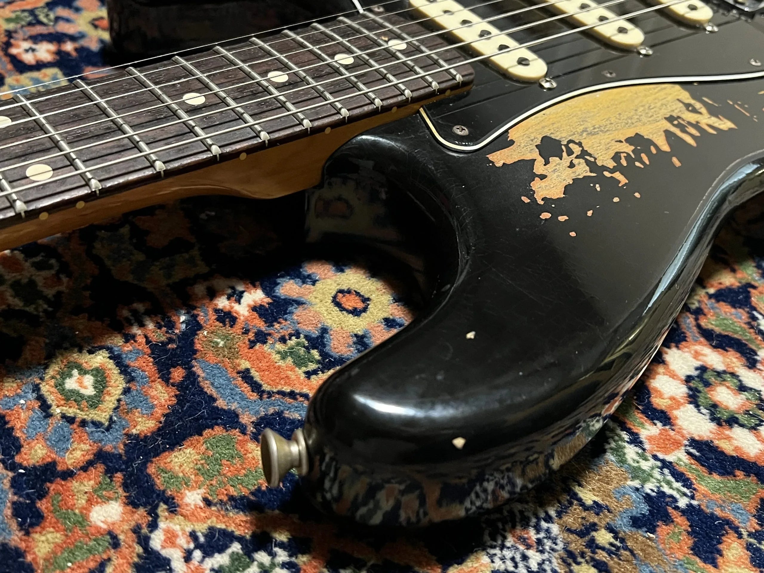 SOLD - 2021 Fender Custom Shop 60 Dual-Mag II LTD Relic Stratocaster Black over Sunburst