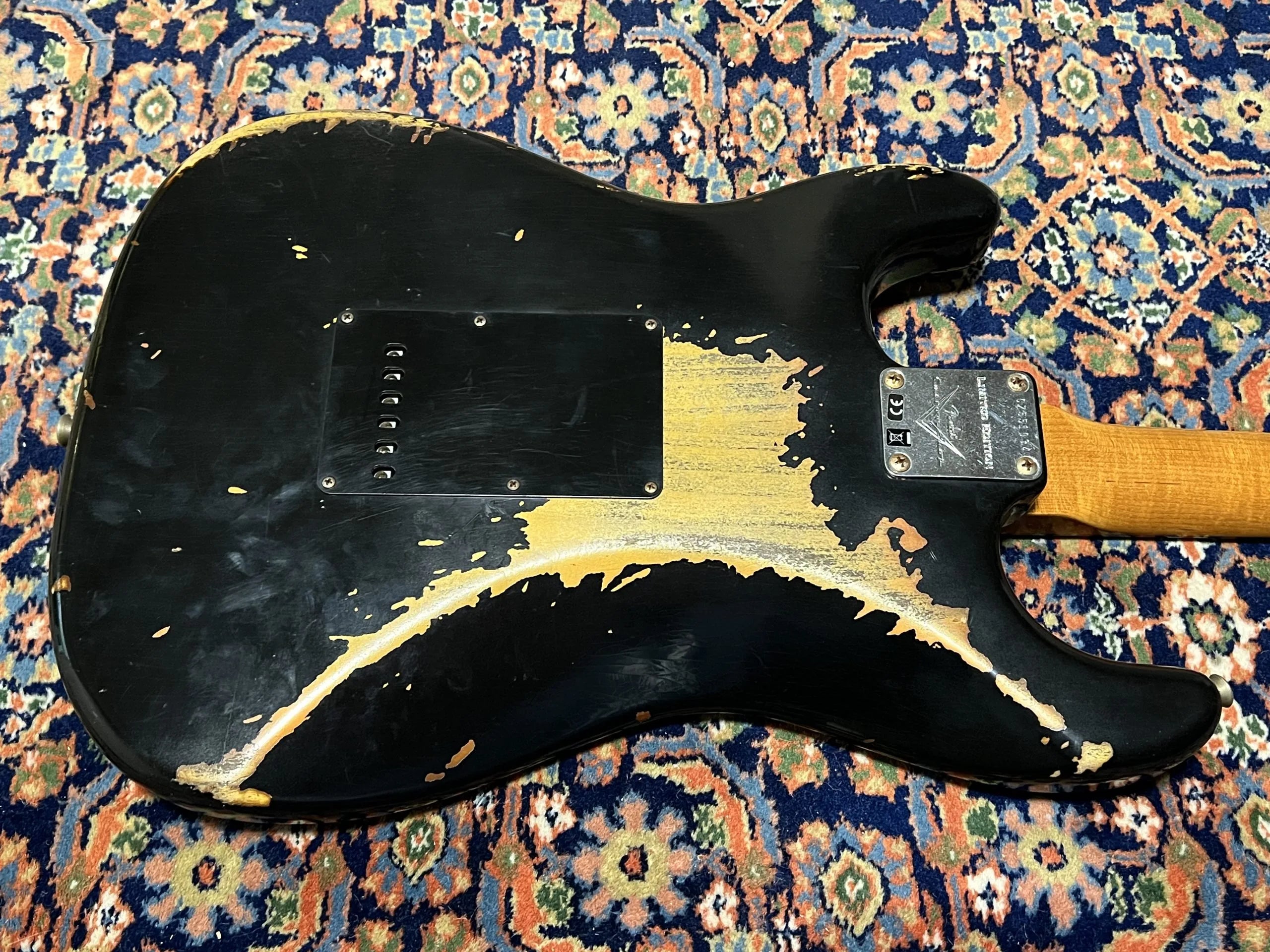 SOLD - 2021 Fender Custom Shop 60 Dual-Mag II LTD Relic Stratocaster Black over Sunburst