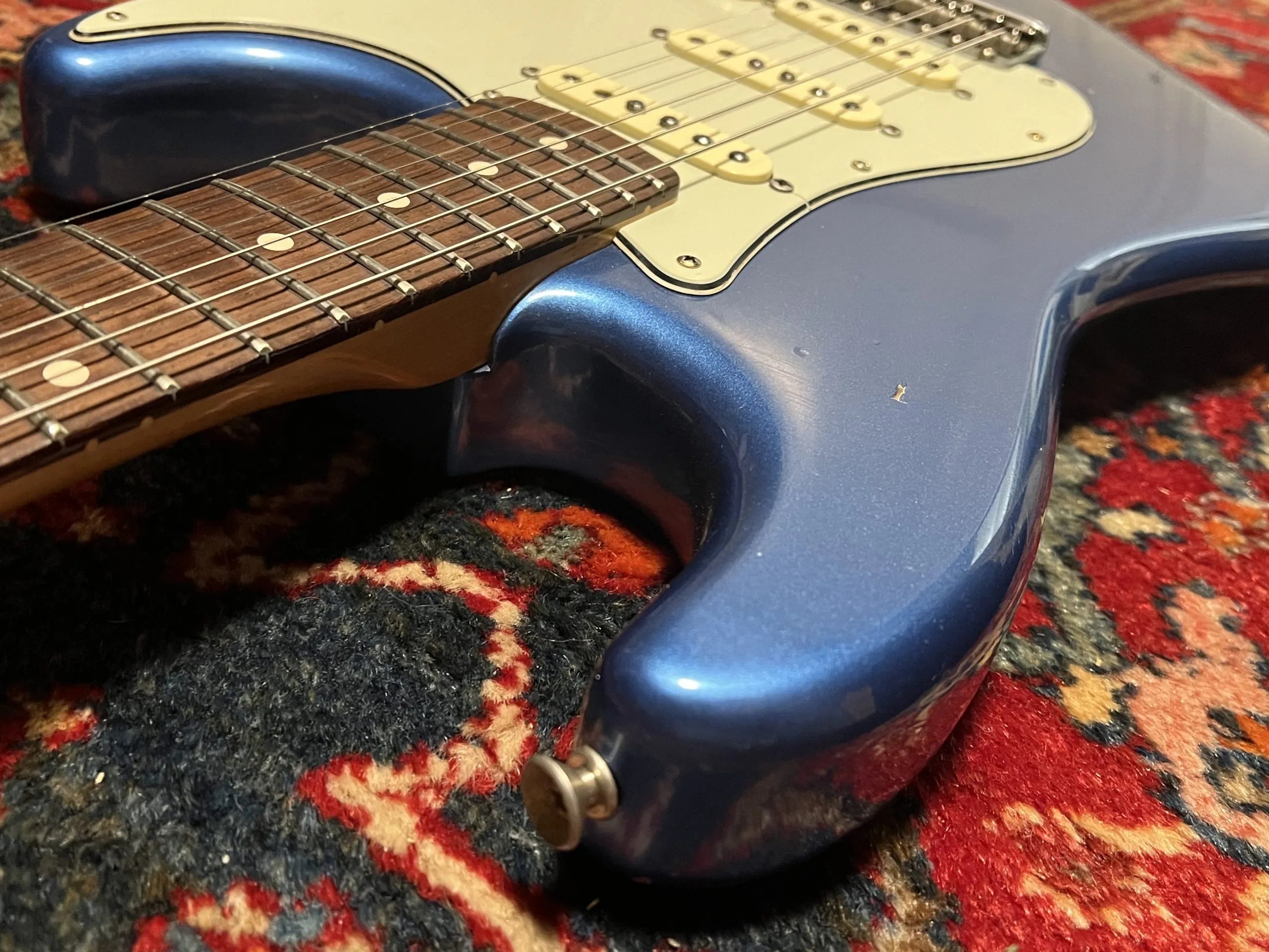 SOLD - 2004 Fender Custom Shop 60 Relic Lake Placid Blue matching headstock