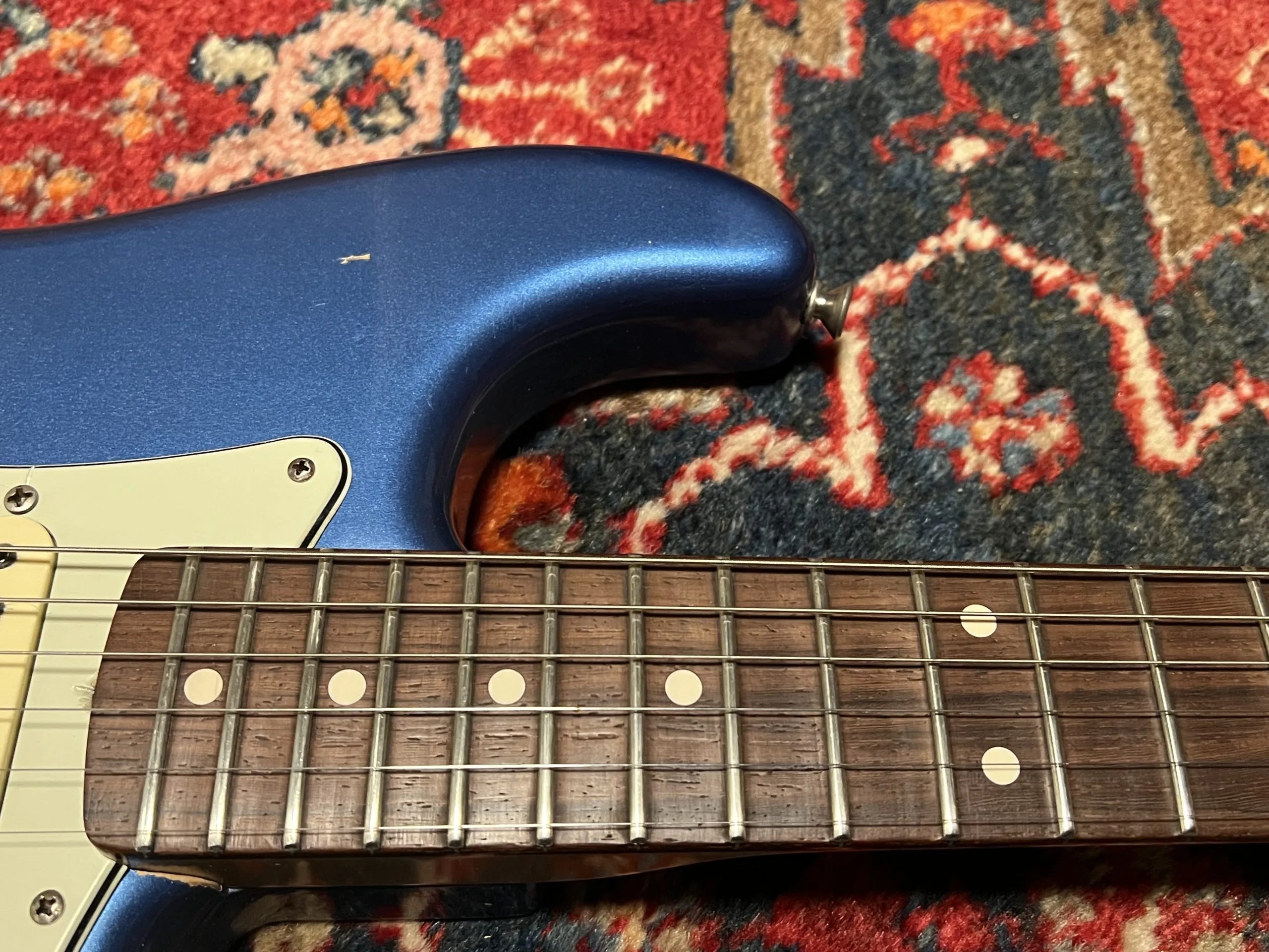 SOLD - 2004 Fender Custom Shop 60 Relic Lake Placid Blue matching headstock