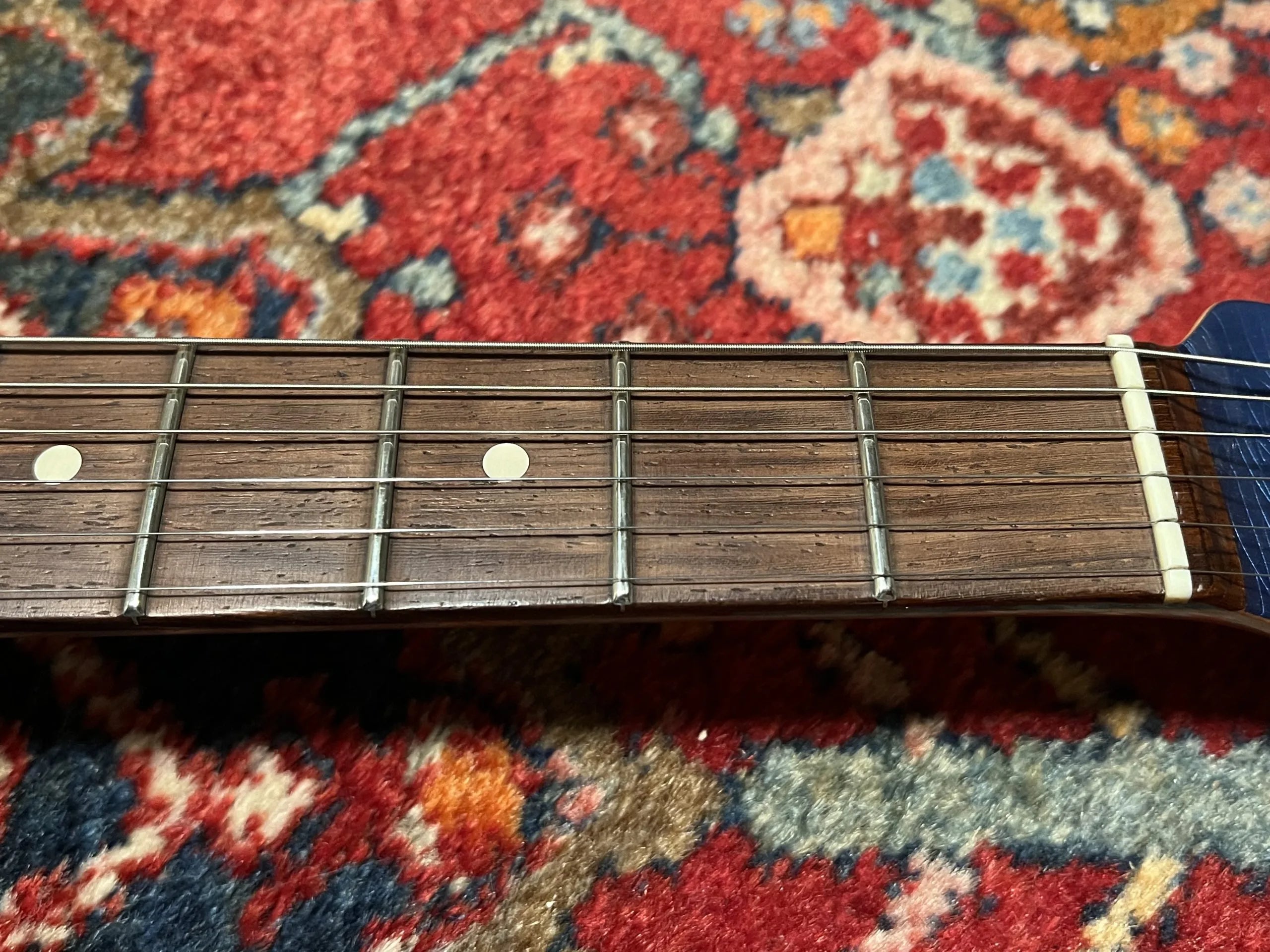 SOLD - 2004 Fender Custom Shop 60 Relic Lake Placid Blue matching headstock