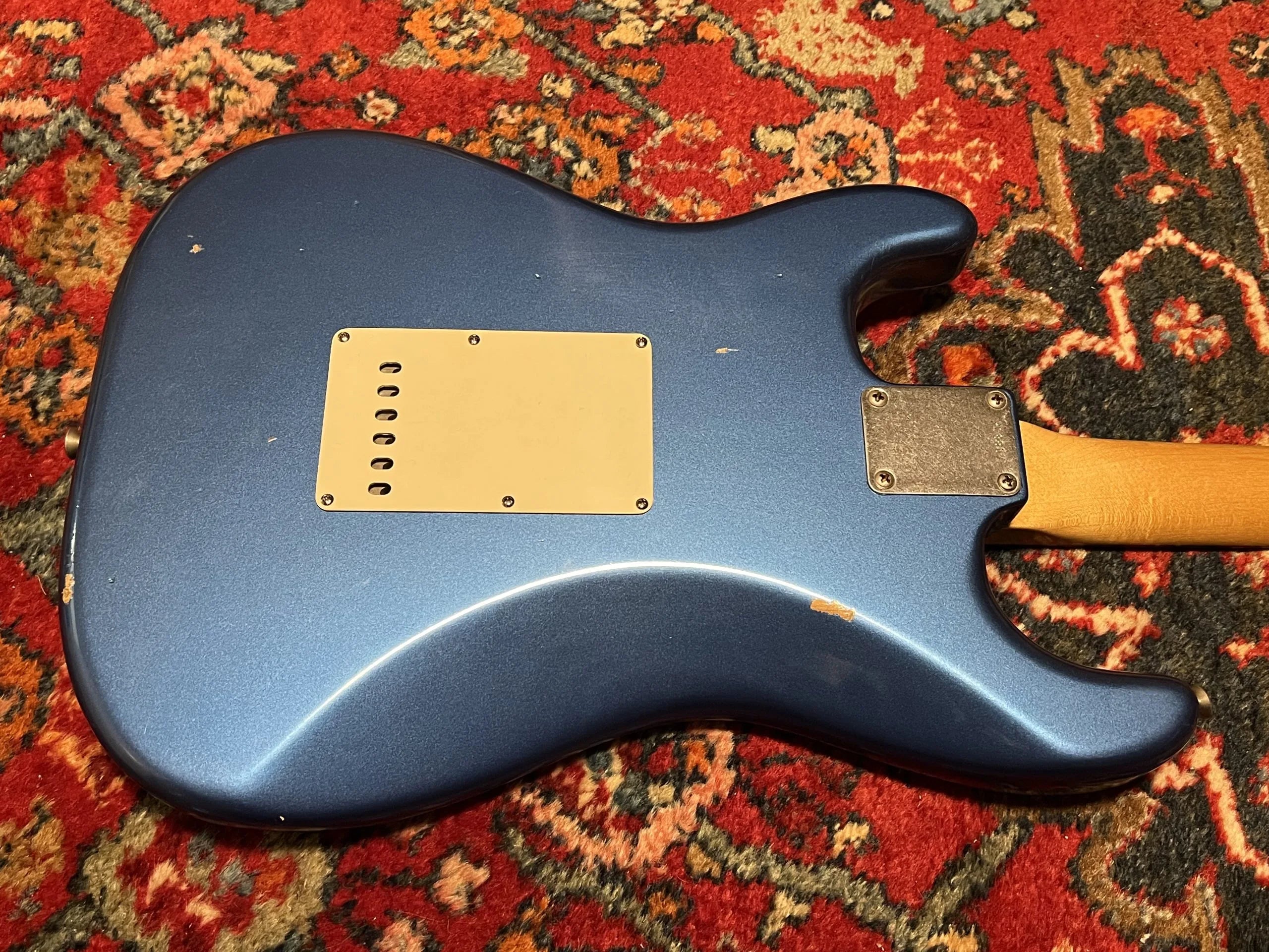 SOLD - 2004 Fender Custom Shop 60 Relic Lake Placid Blue matching headstock