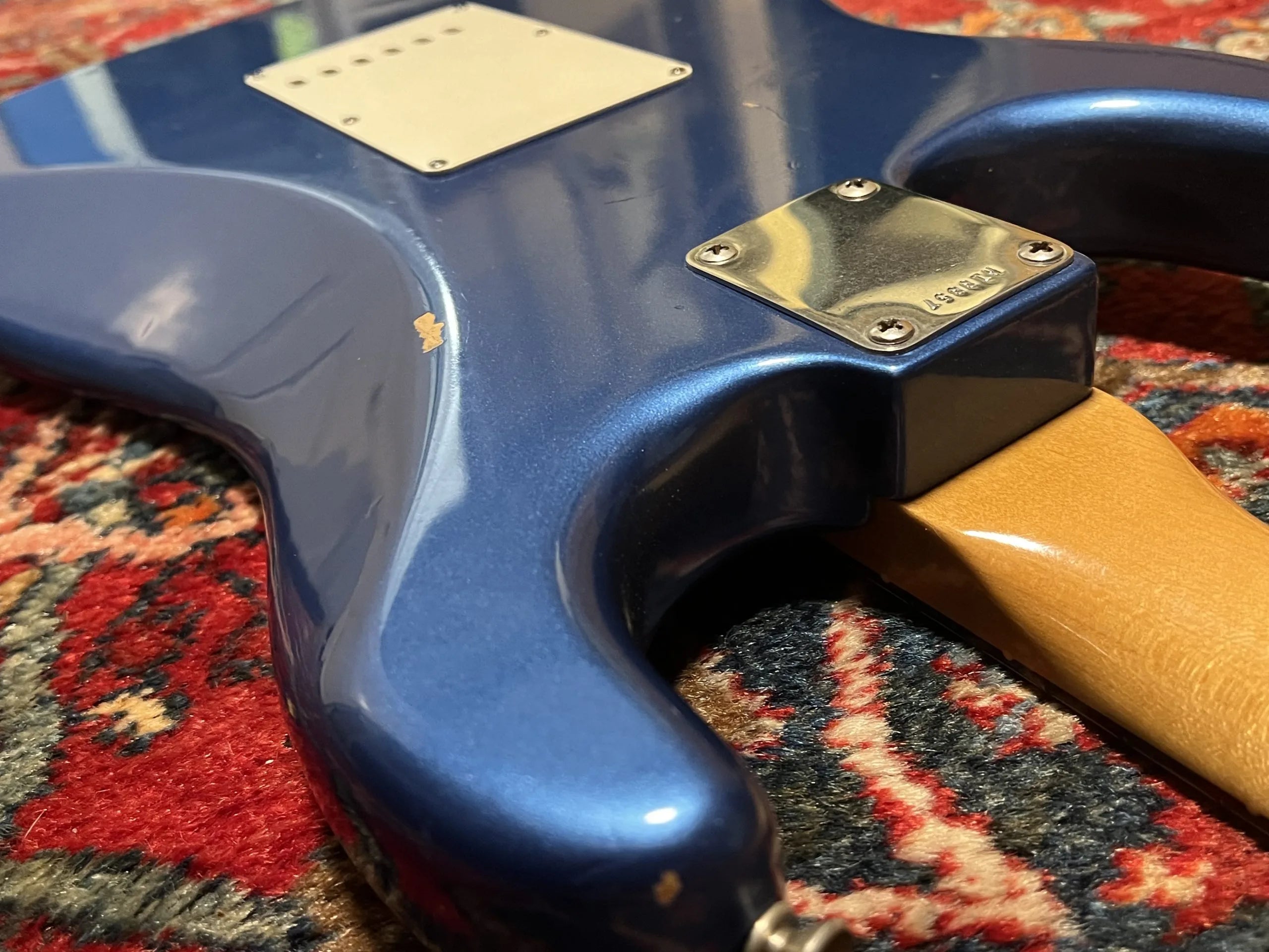 SOLD - 2004 Fender Custom Shop 60 Relic Lake Placid Blue matching headstock