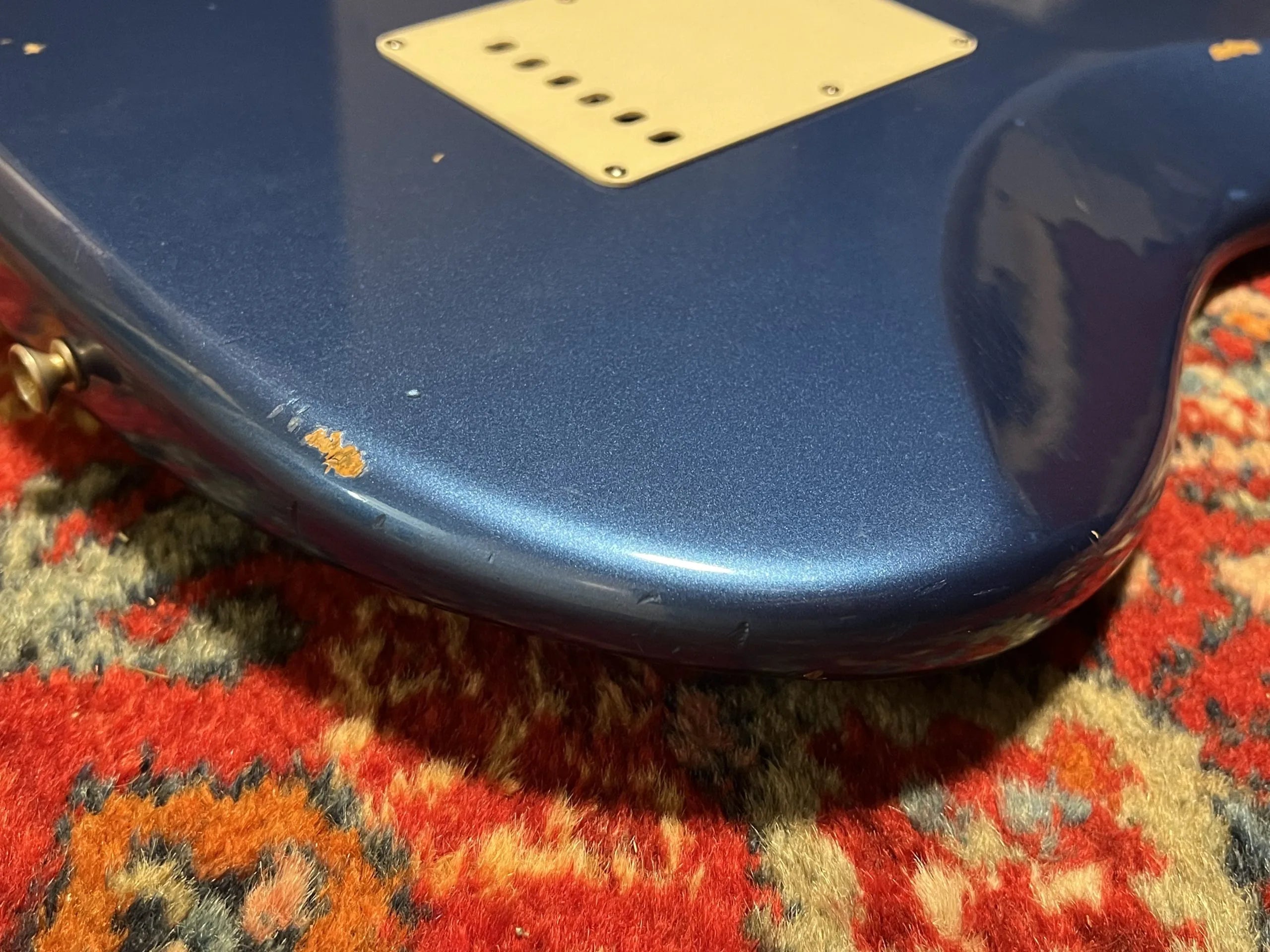 SOLD - 2004 Fender Custom Shop 60 Relic Lake Placid Blue matching headstock