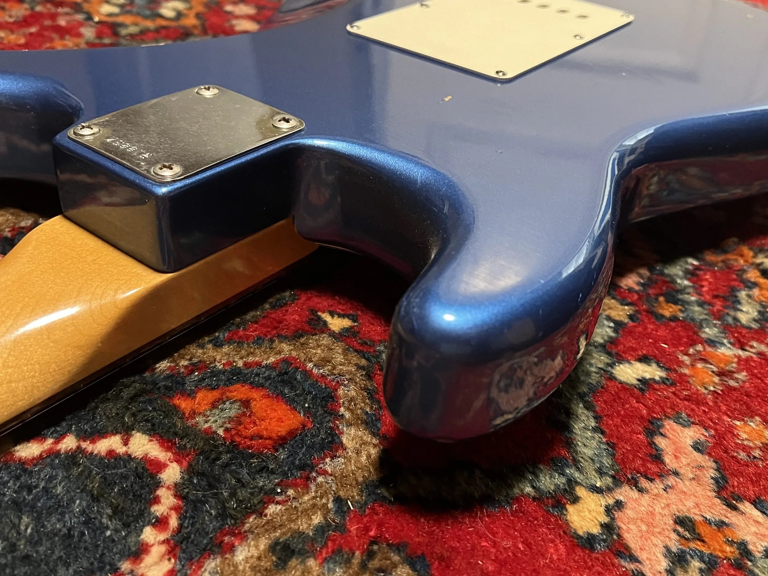 SOLD - 2004 Fender Custom Shop 60 Relic Lake Placid Blue matching headstock