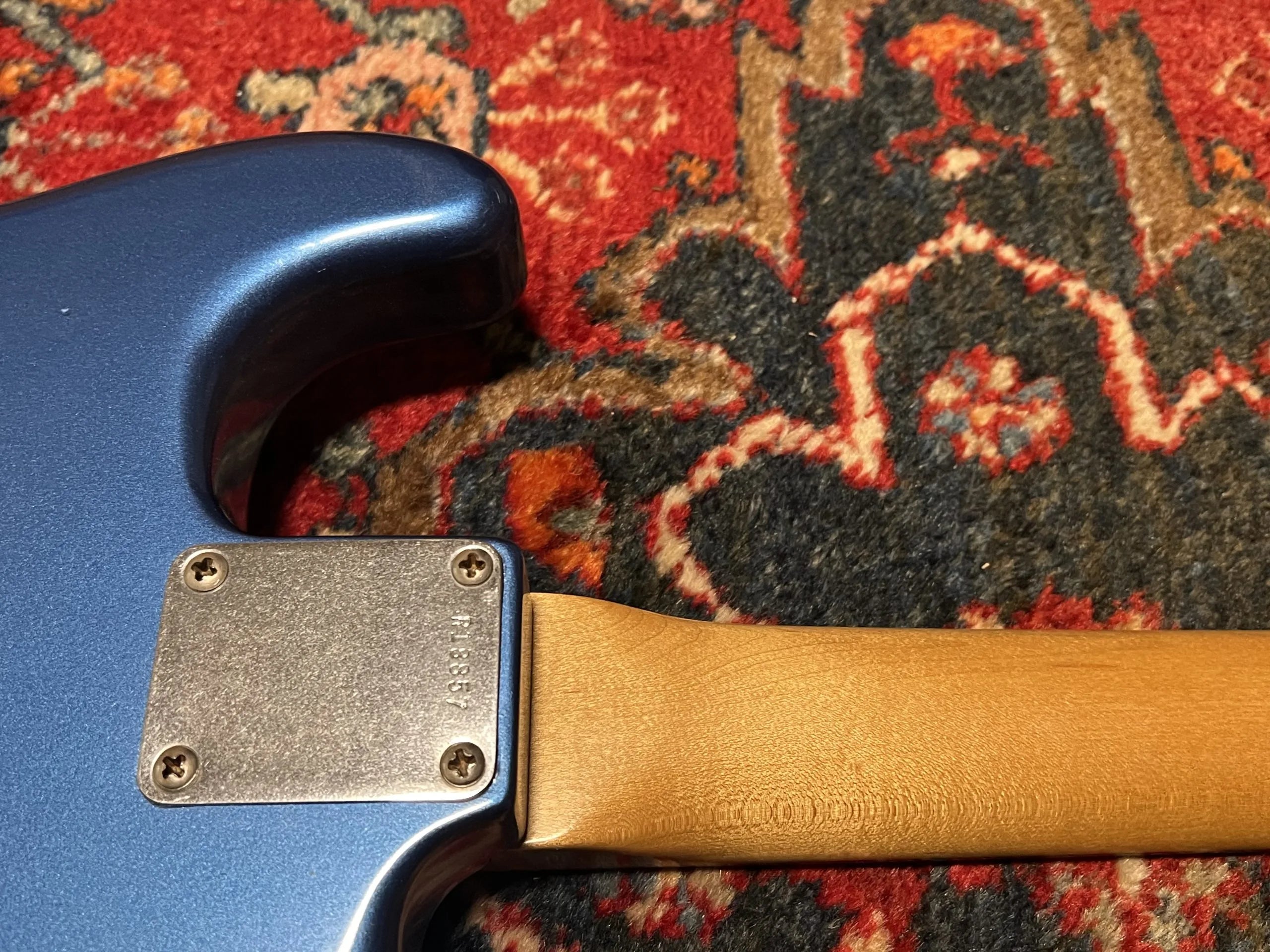 SOLD - 2004 Fender Custom Shop 60 Relic Lake Placid Blue matching headstock
